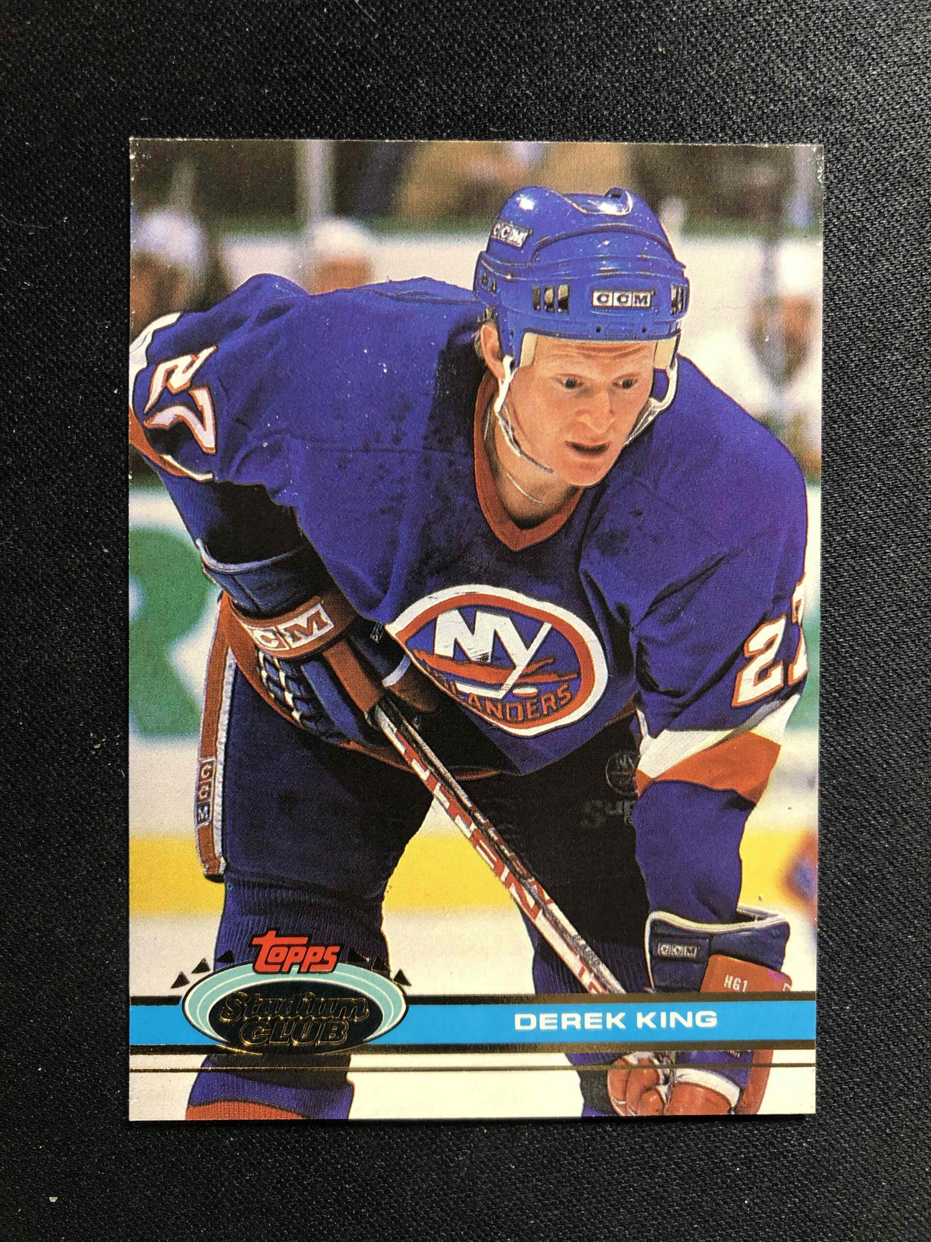 1991/1992 Topps Stadium Club Base 82 Derek King
