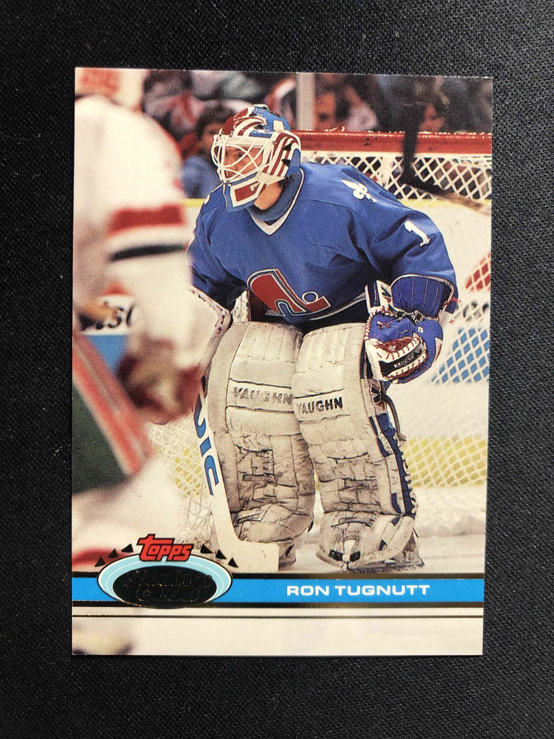 1991/1992 Topps Stadium Club Base 115 Ron Tugnutt