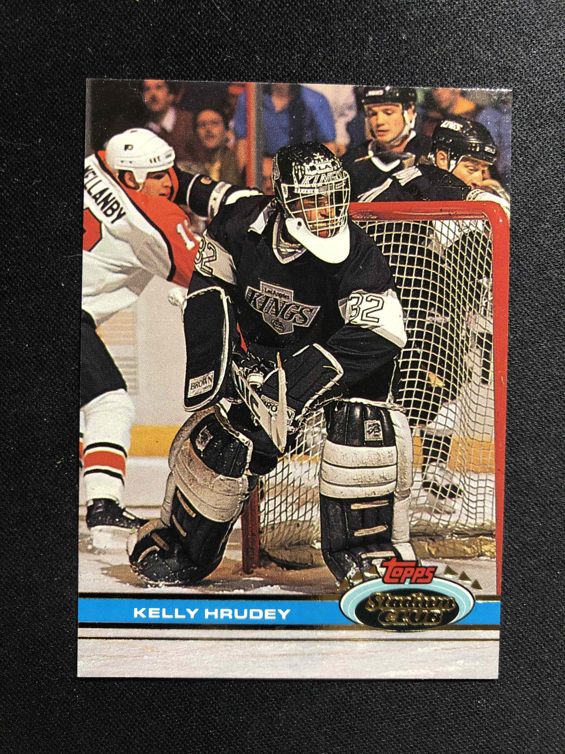 1991/1992 Topps Stadium Club Base 120 Kelly Hrudey