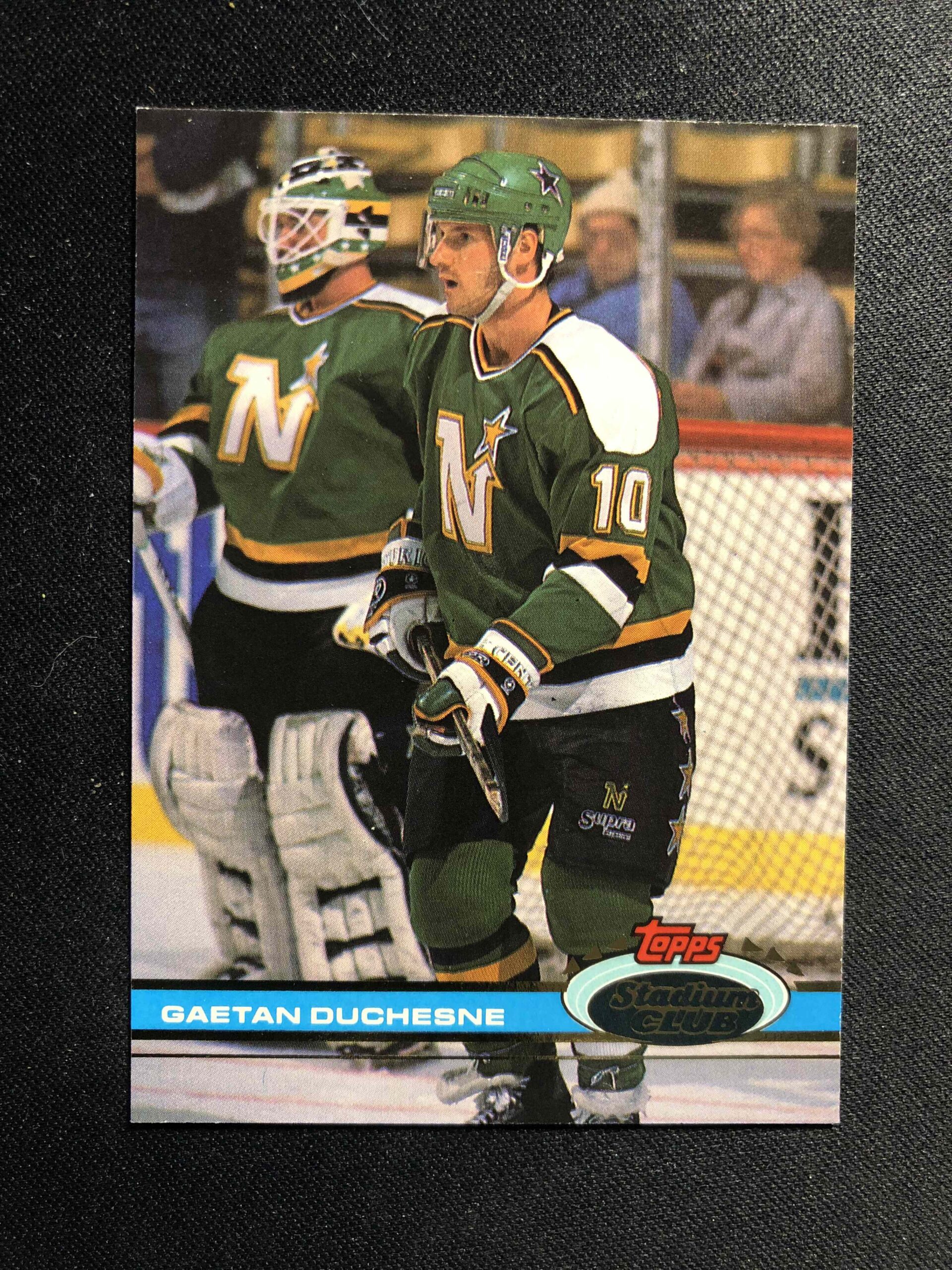 1991/1992 Topps Stadium Club Base 153 Gaetan Duchesne