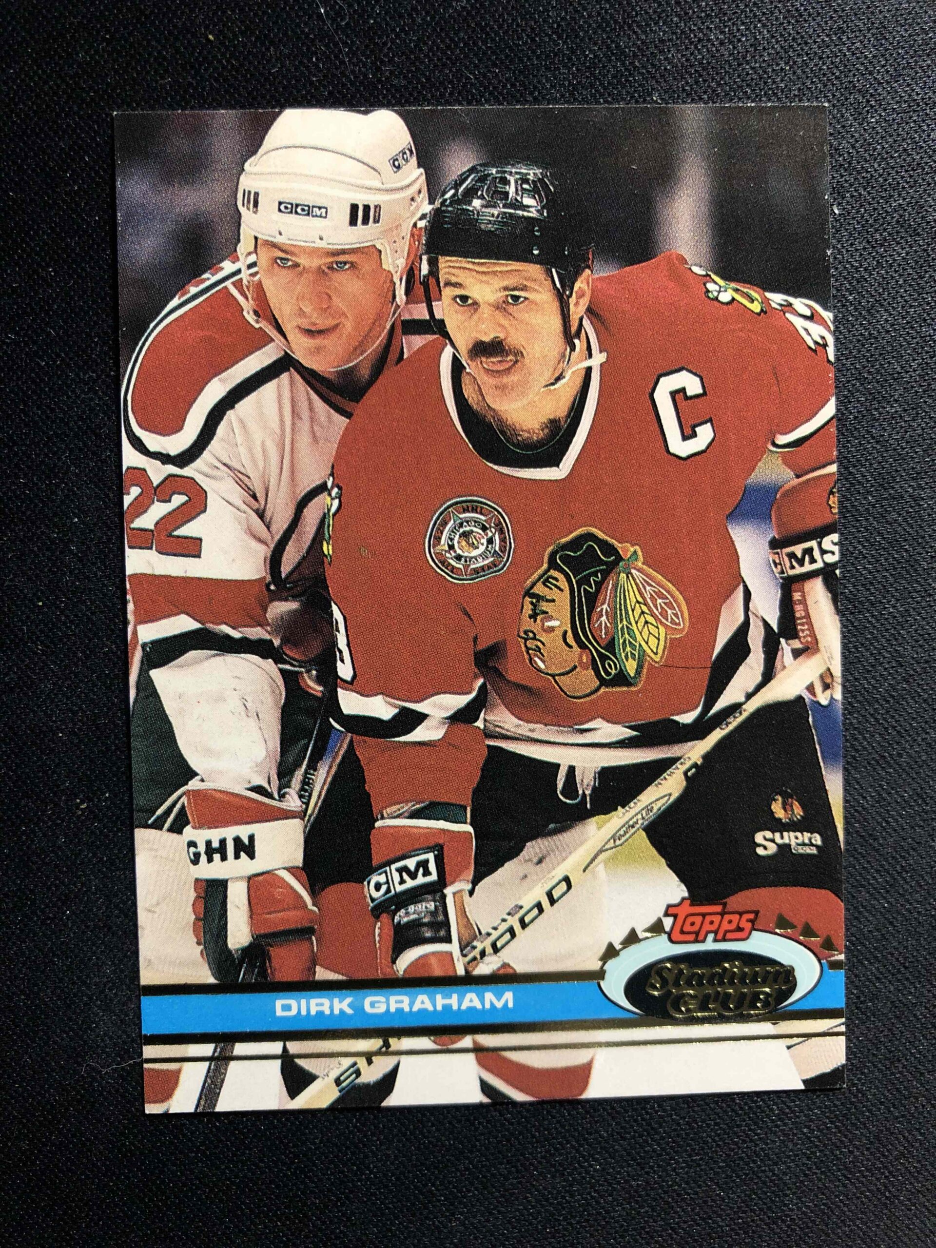 1991/1992 Topps Stadium Club Base 181 Dirk Graham