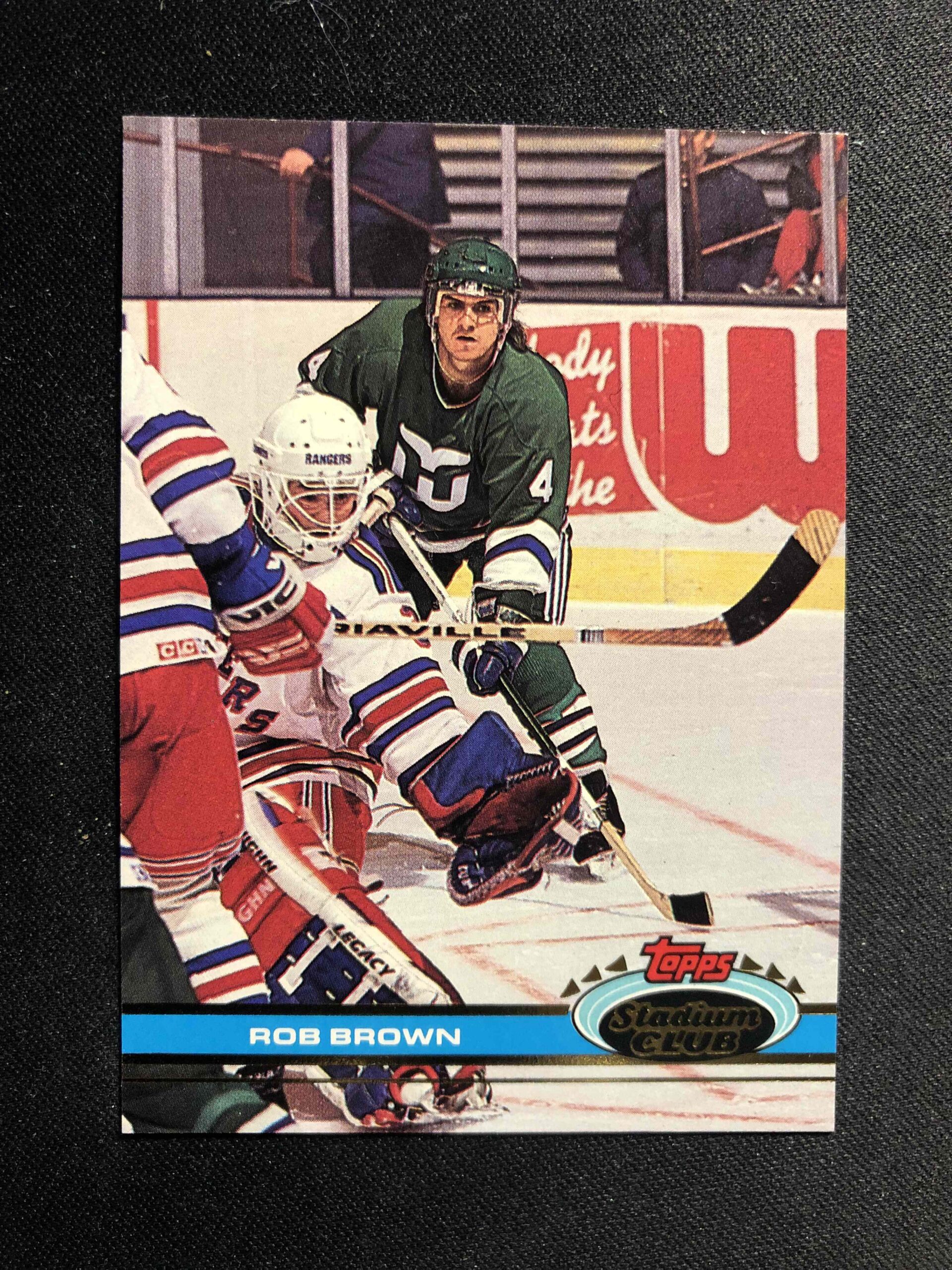 1991/1992 Topps Stadium Club Base 200 Rob Brown