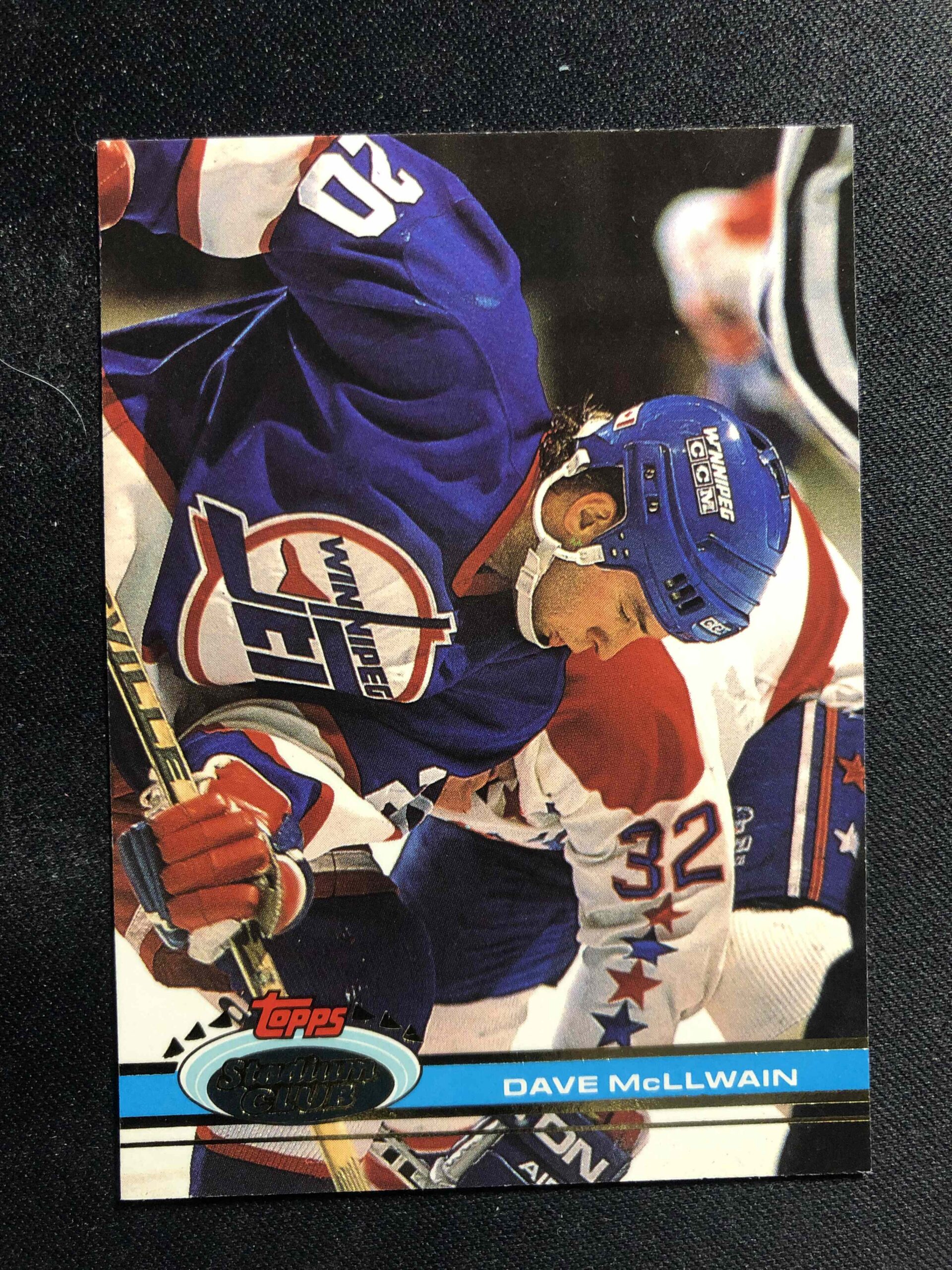 1991/1992 Topps Stadium Club Base 202 Dave McLlwain