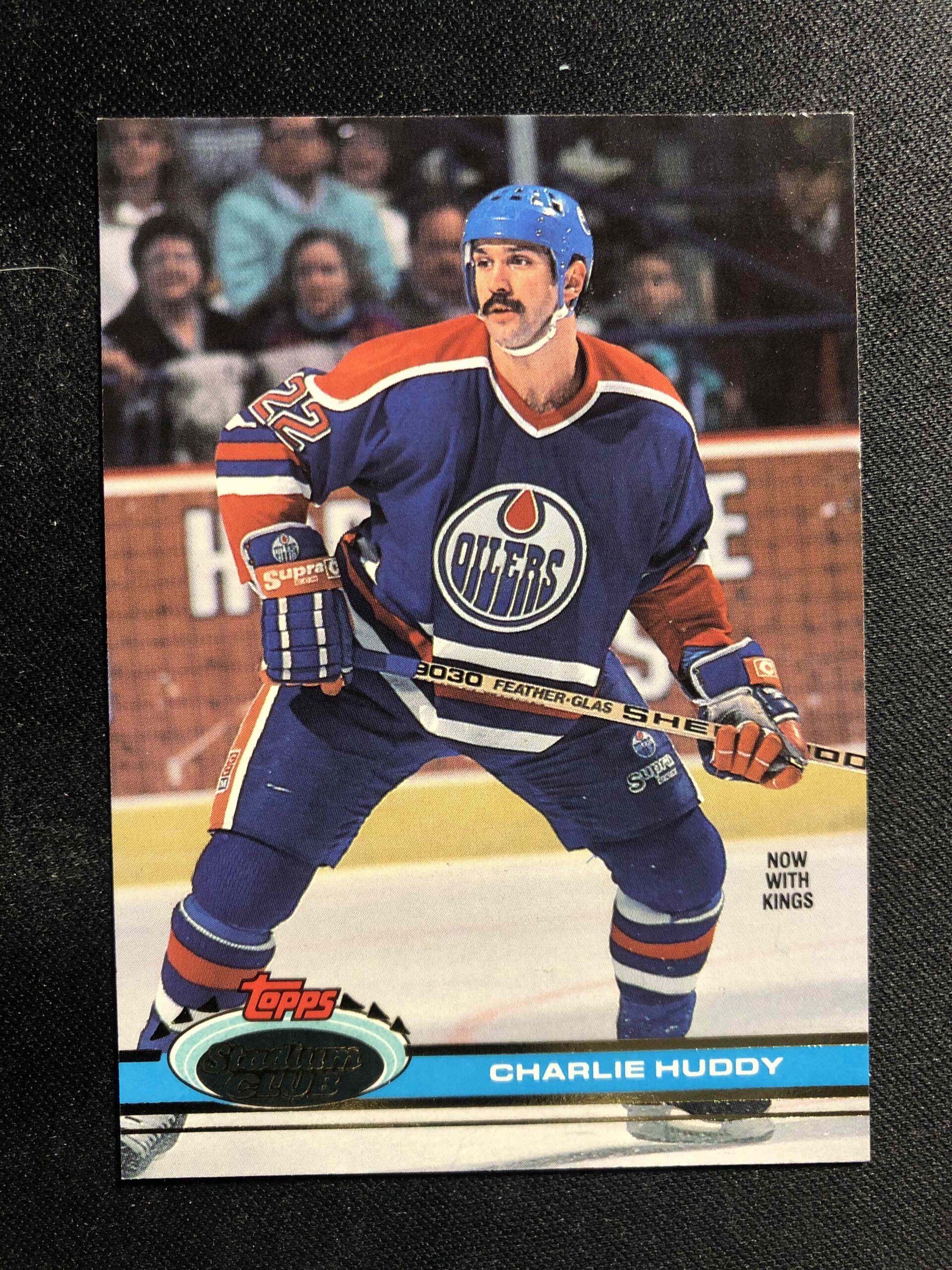 1991/1992 Topps Stadium Club Base 203 Charlie Huddy