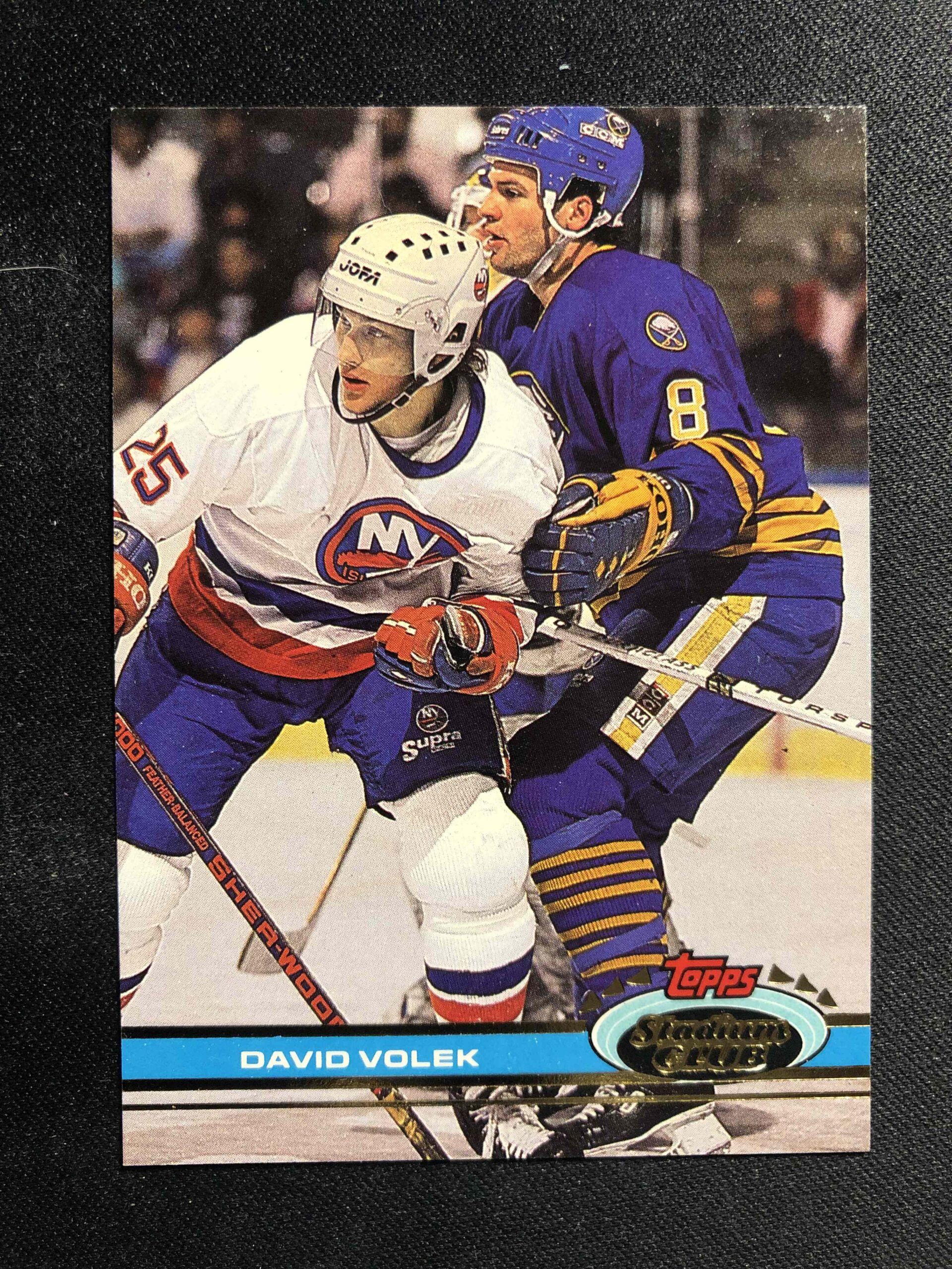 1991/1992 Topps Stadium Club Base 204 David Volek