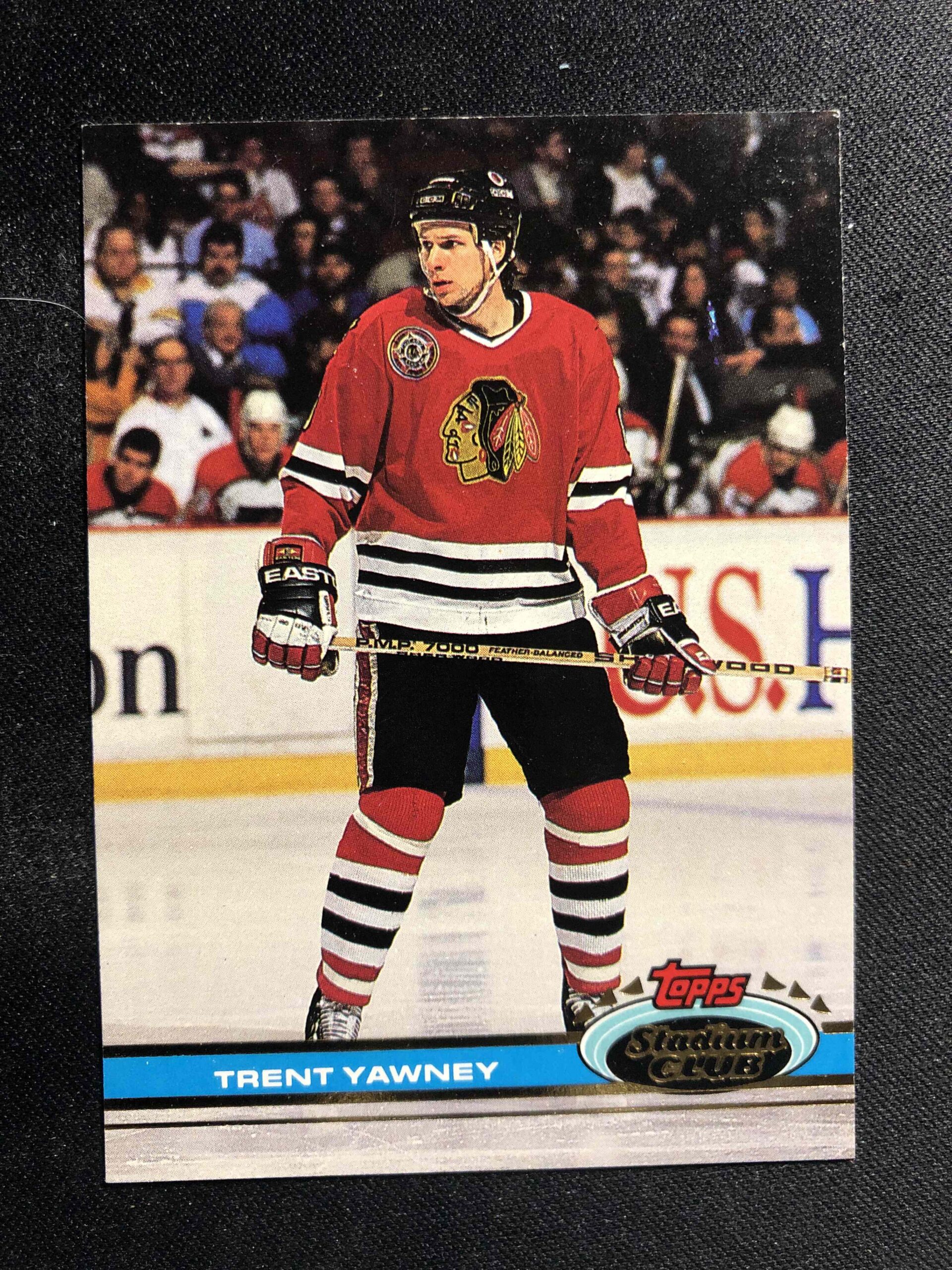 1991/1992 Topps Stadium Club Base 205 Trent Yawney
