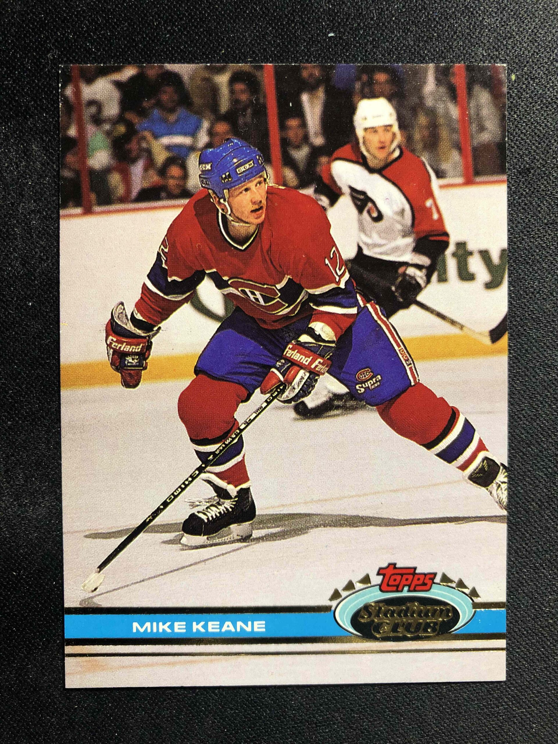 1991/1992 Topps Stadium Club Base 236 Mike Keane