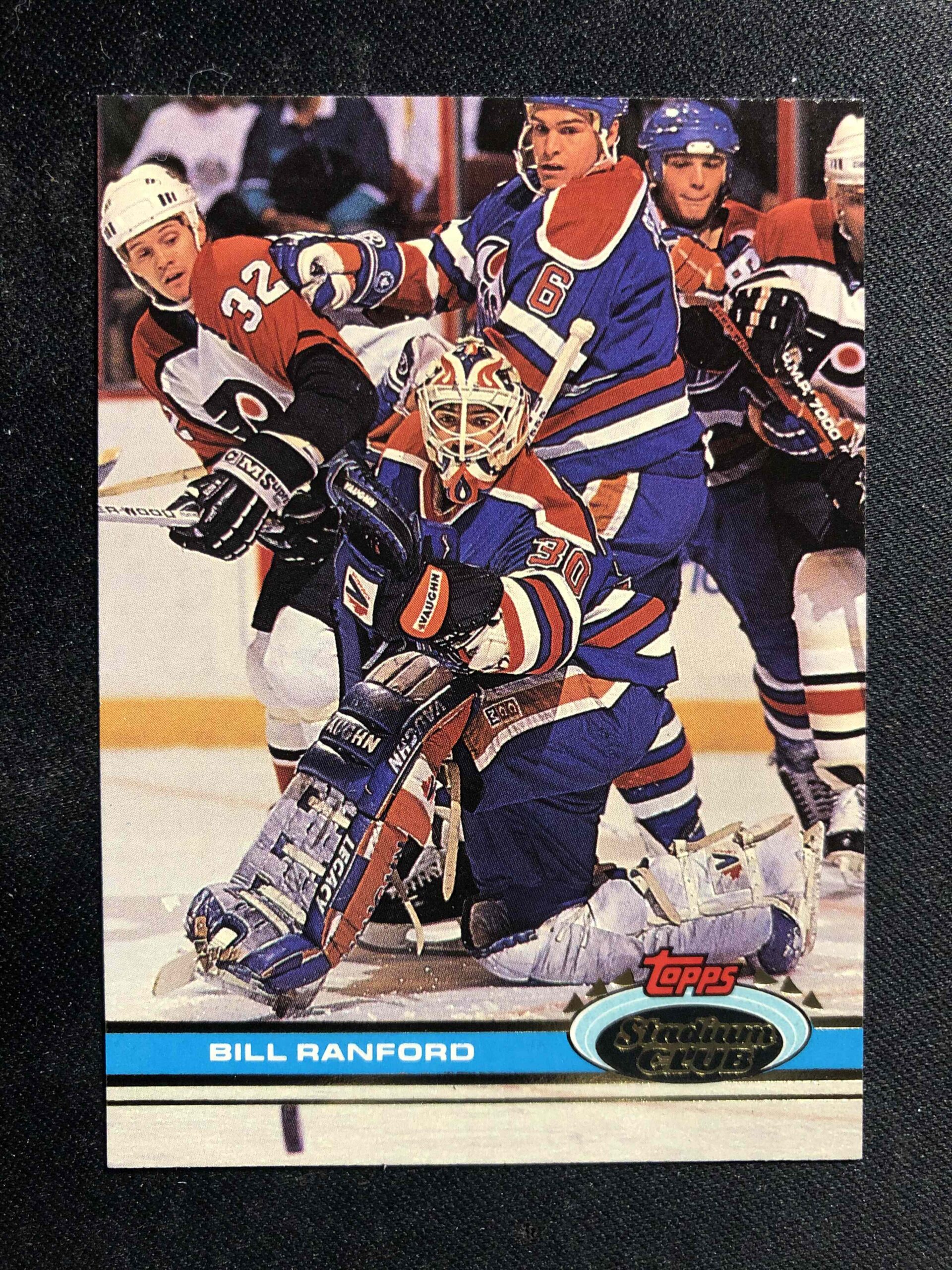 1991/1992 Topps Stadium Club Base 249 Bill Ranford