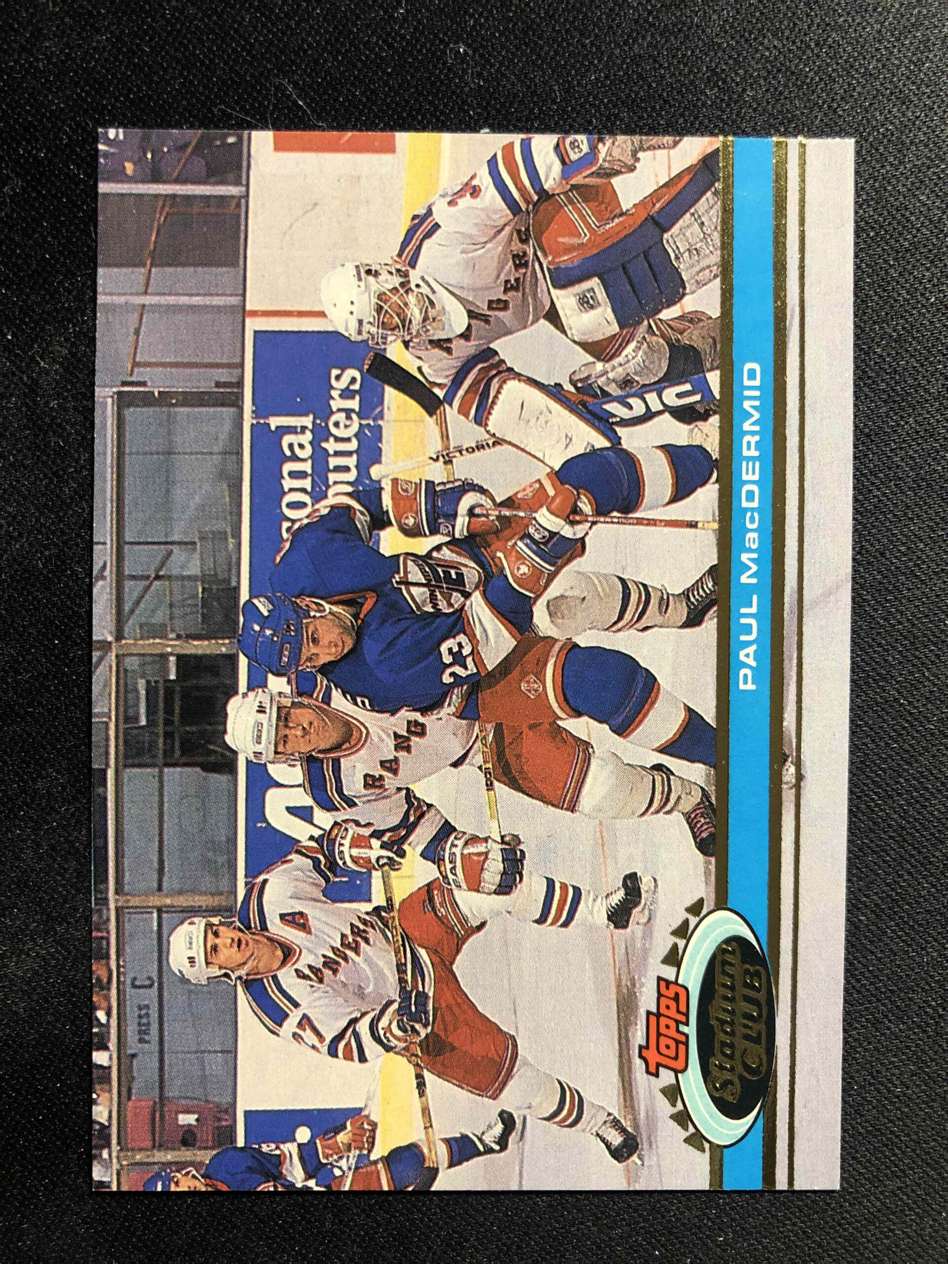1991/1992 Topps Stadium Club Base 254 Paul MacDermid