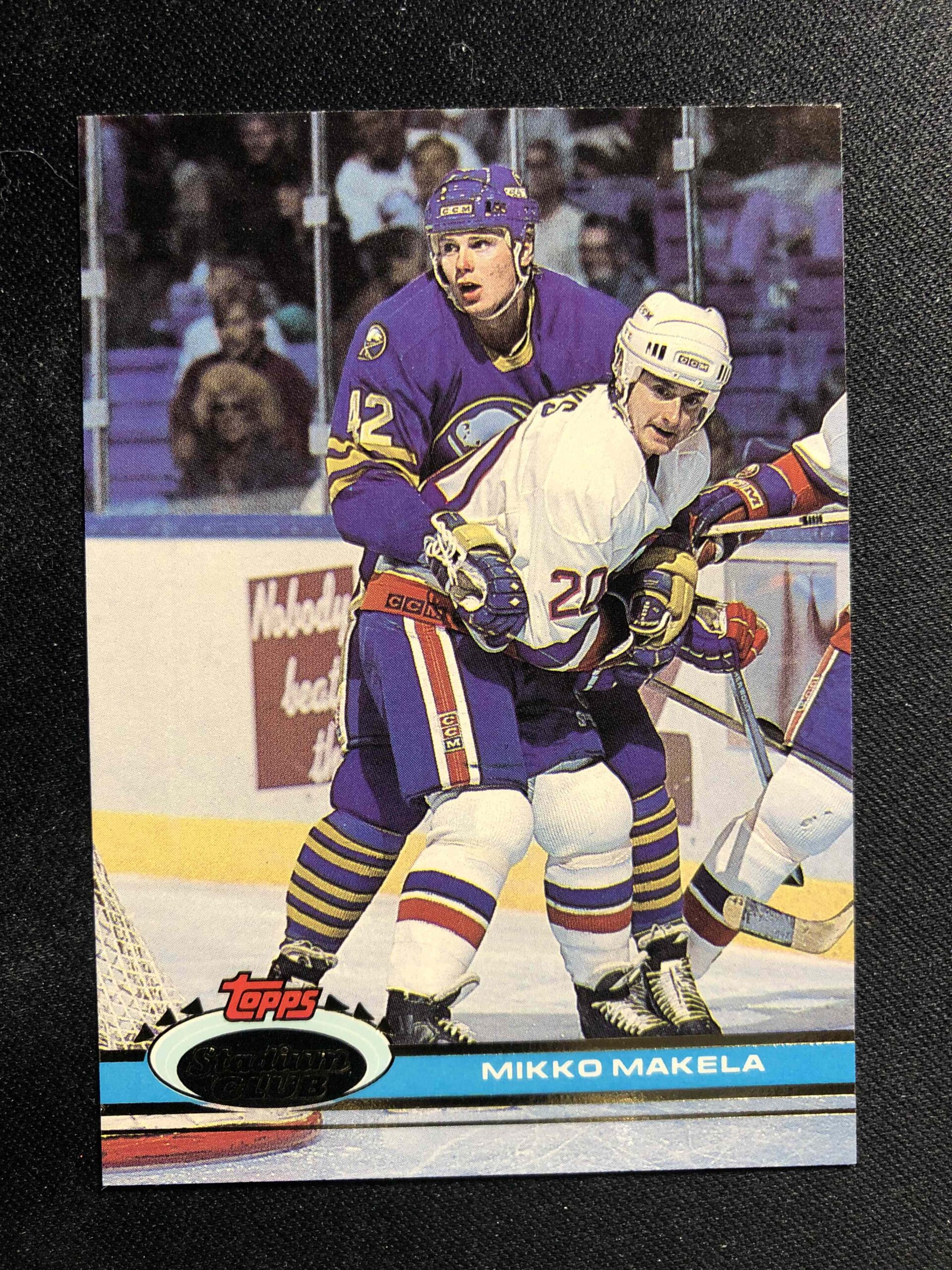 1991/1992 Topps Stadium Club Base 261 Mikko Makela