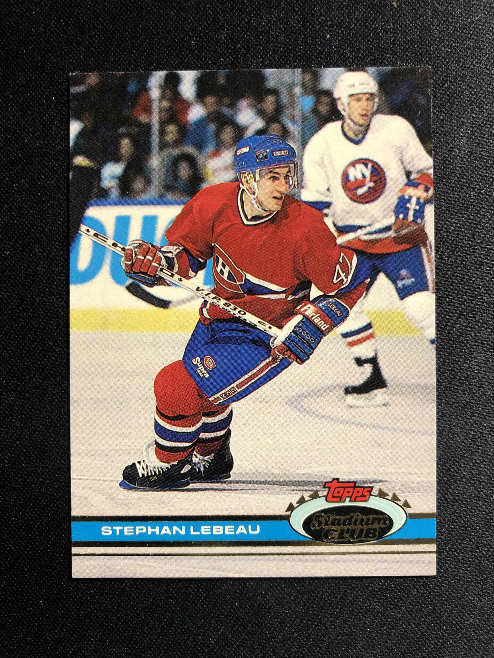 1991/1992 Topps Stadium Club Base 283 Stephan Lebeau