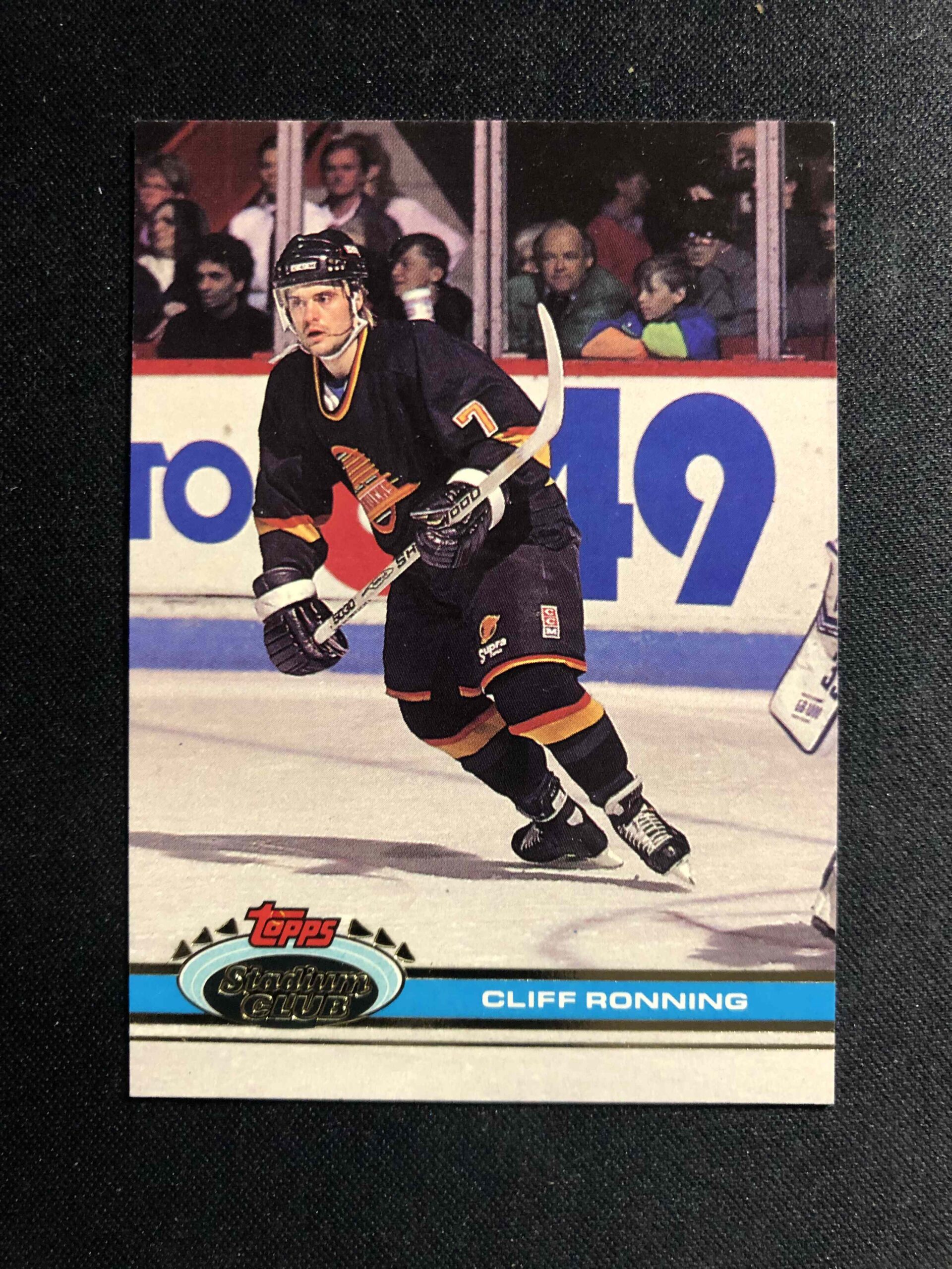 1991/1992 Topps Stadium Club Base 298 Cliff Ronning