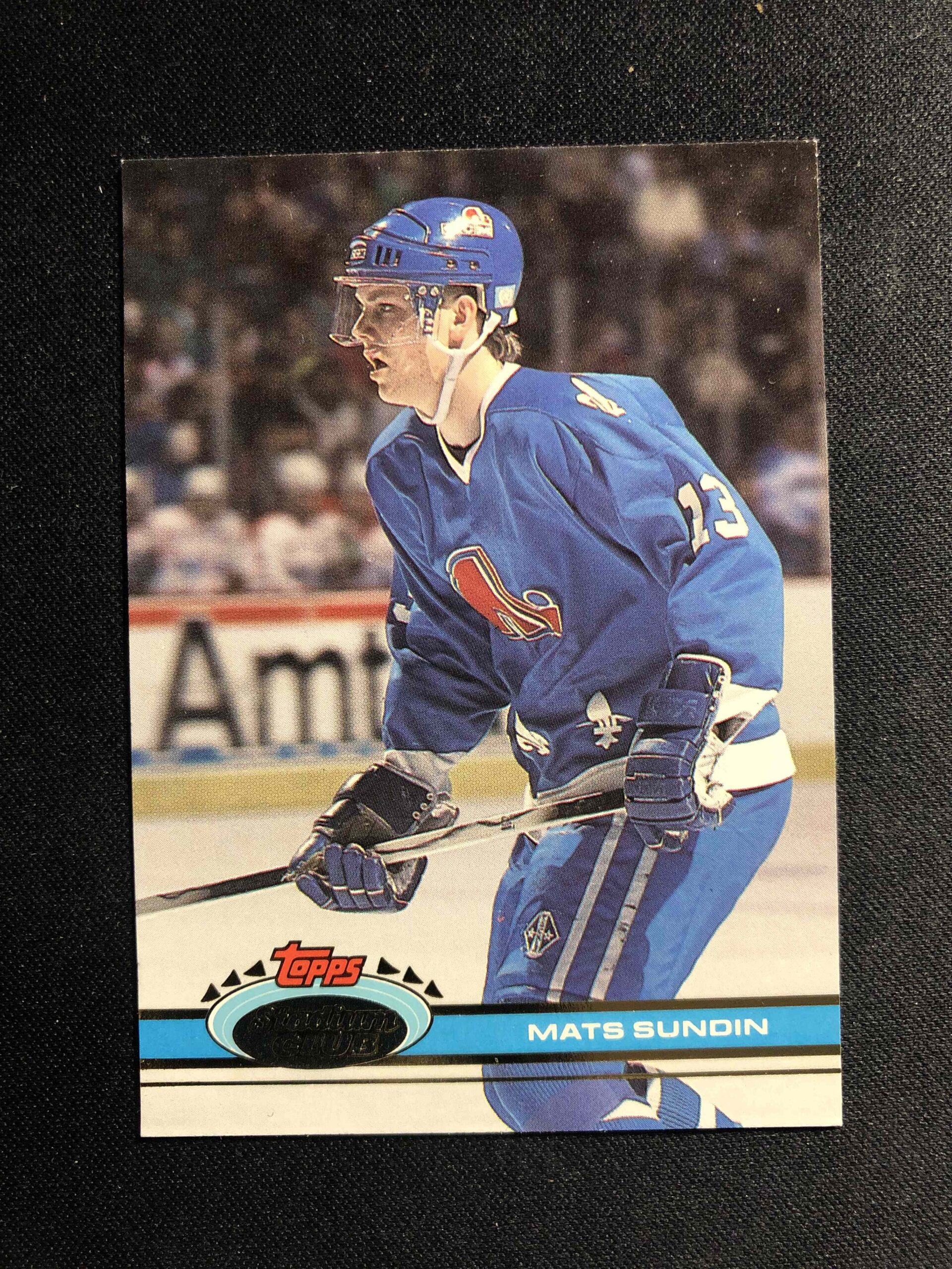 1991/1992 Topps Stadium Club Base 300 Mats Sundin