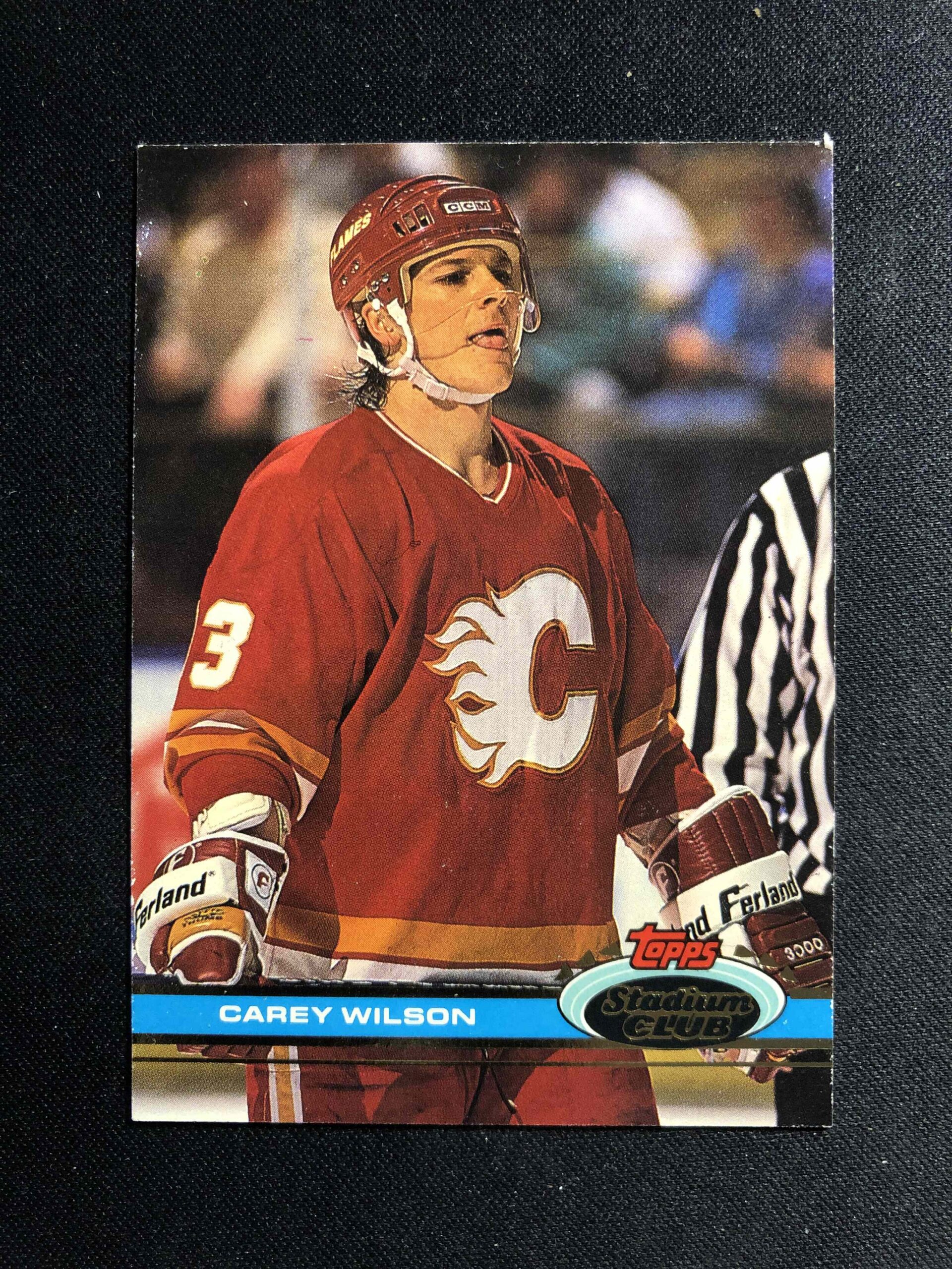 1991/1992 Topps Stadium Club Base 301 Carey Wilson