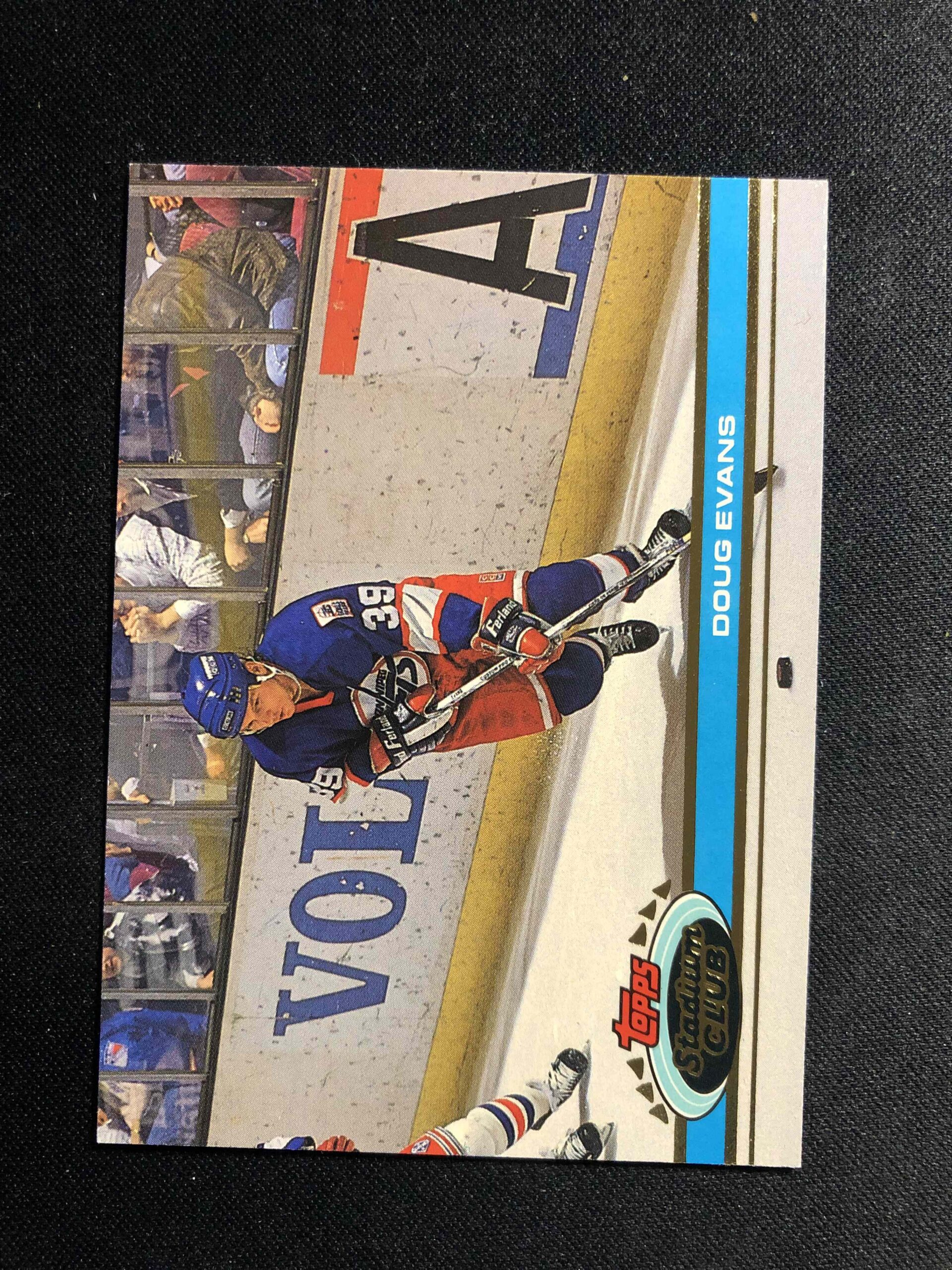 1991/1992 Topps Stadium Club Base 321 Doug Evans