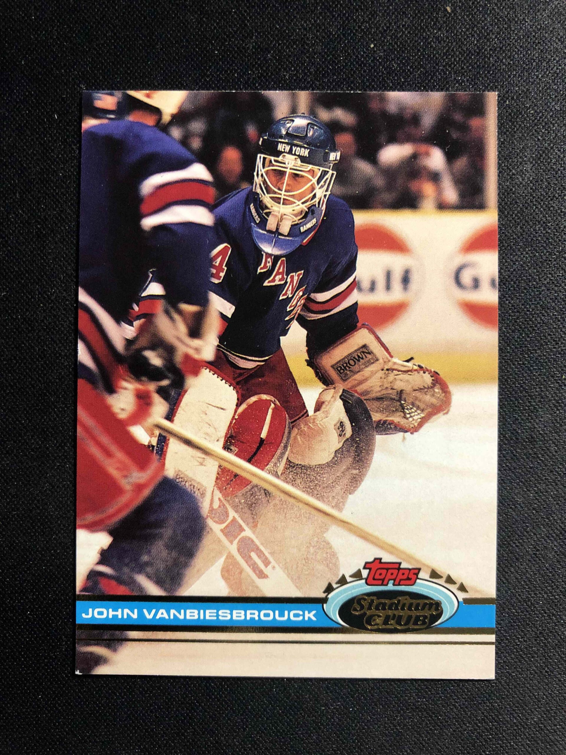 1991/1992 Topps Stadium Club Base 323 John Vanbiesbrouck