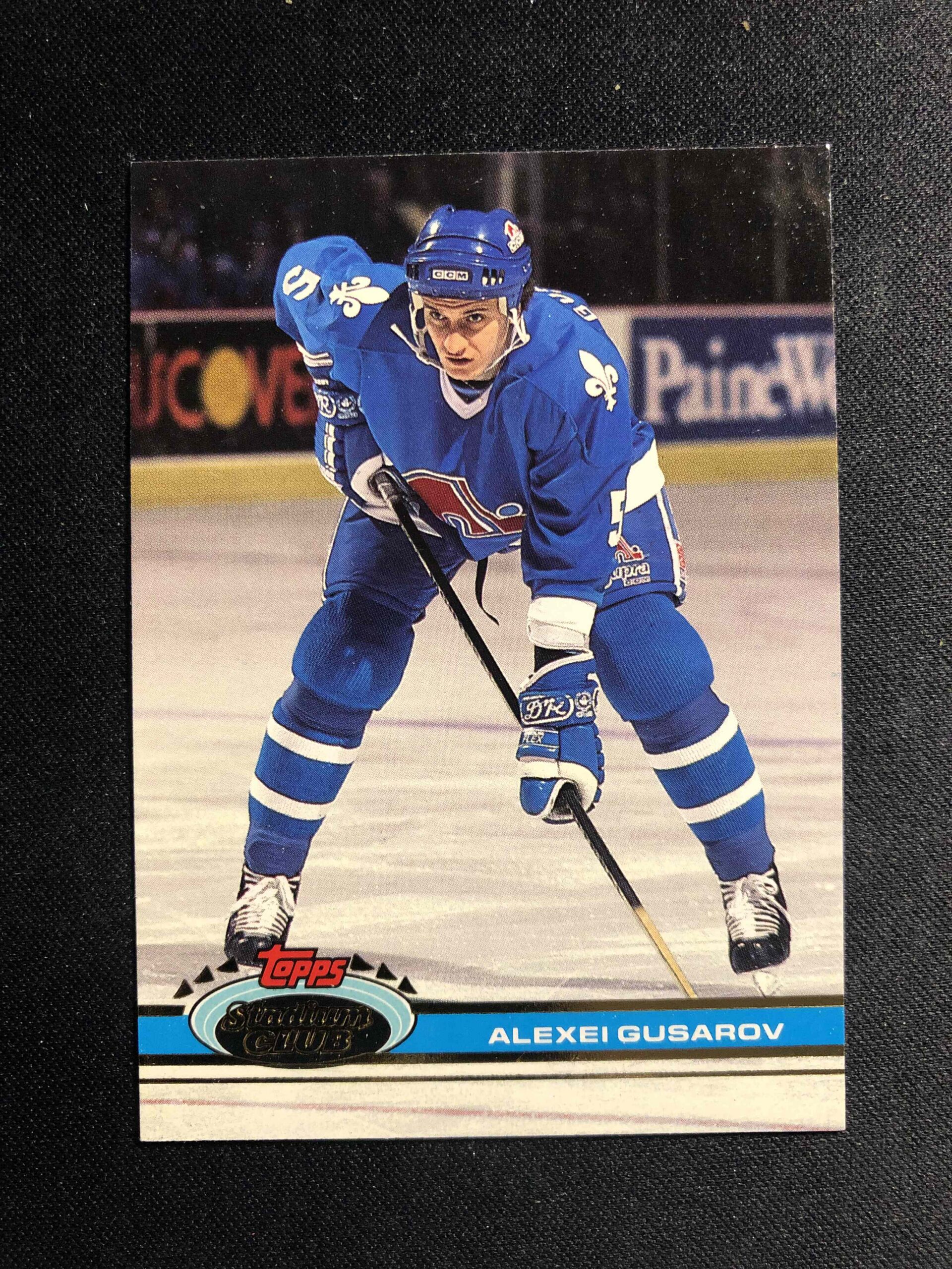 1991/1992 Topps Stadium Club Base 330 Alexei Gusarov