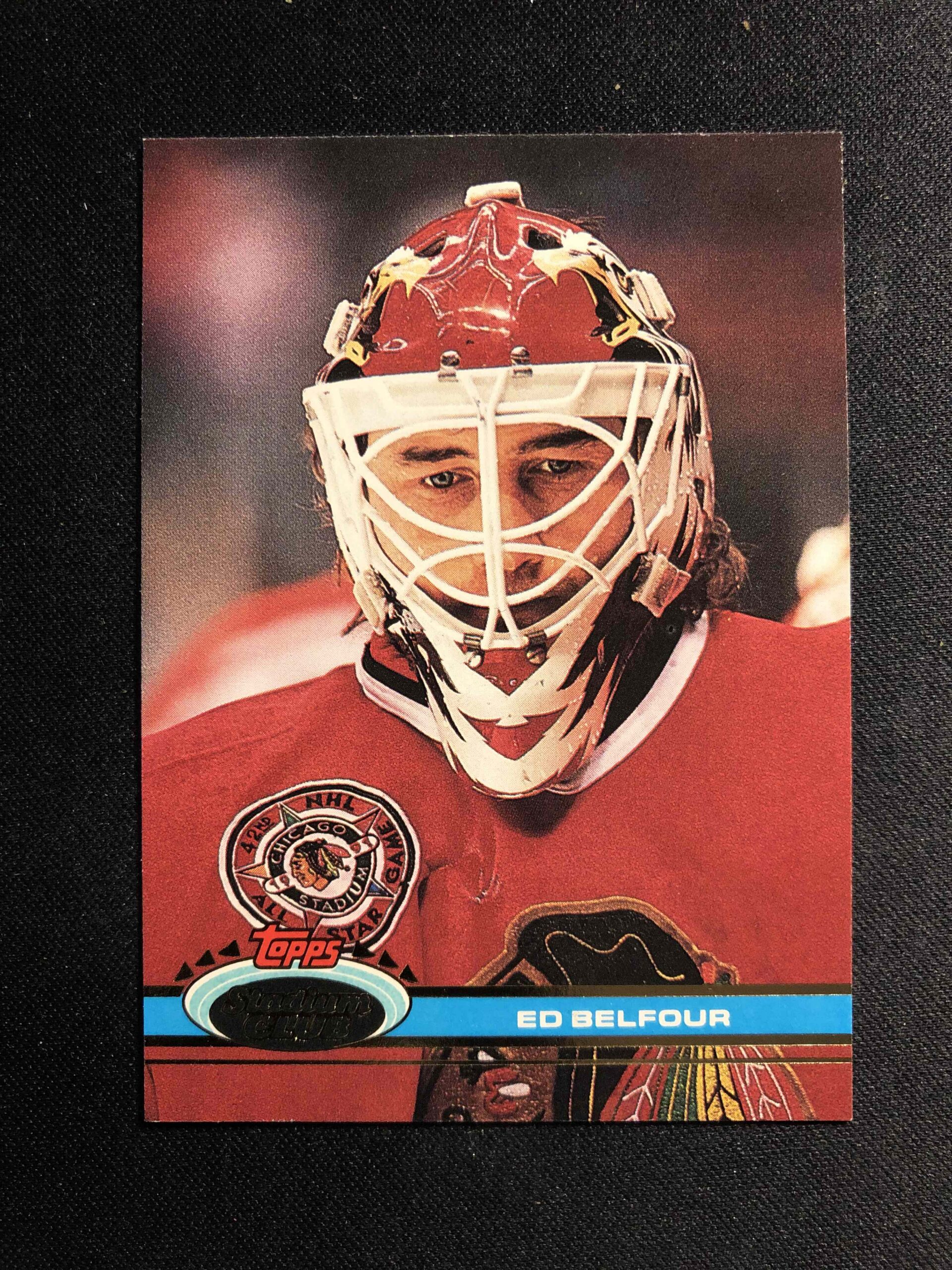 1991/1992 Topps Stadium Club Base 333 Ed Belfour
