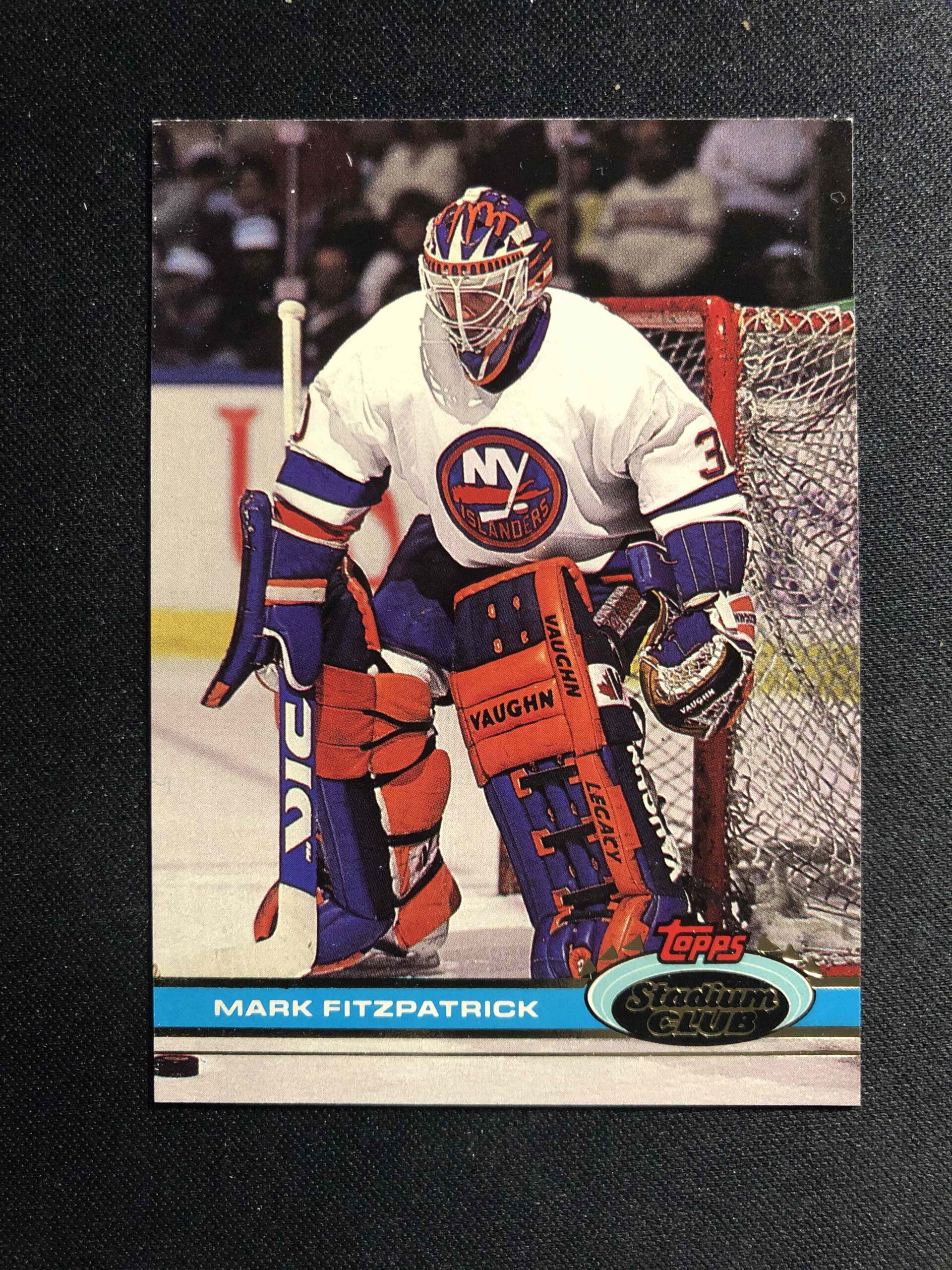 1991/1992 Topps Stadium Club Base 345 Mark Fitzpatrick