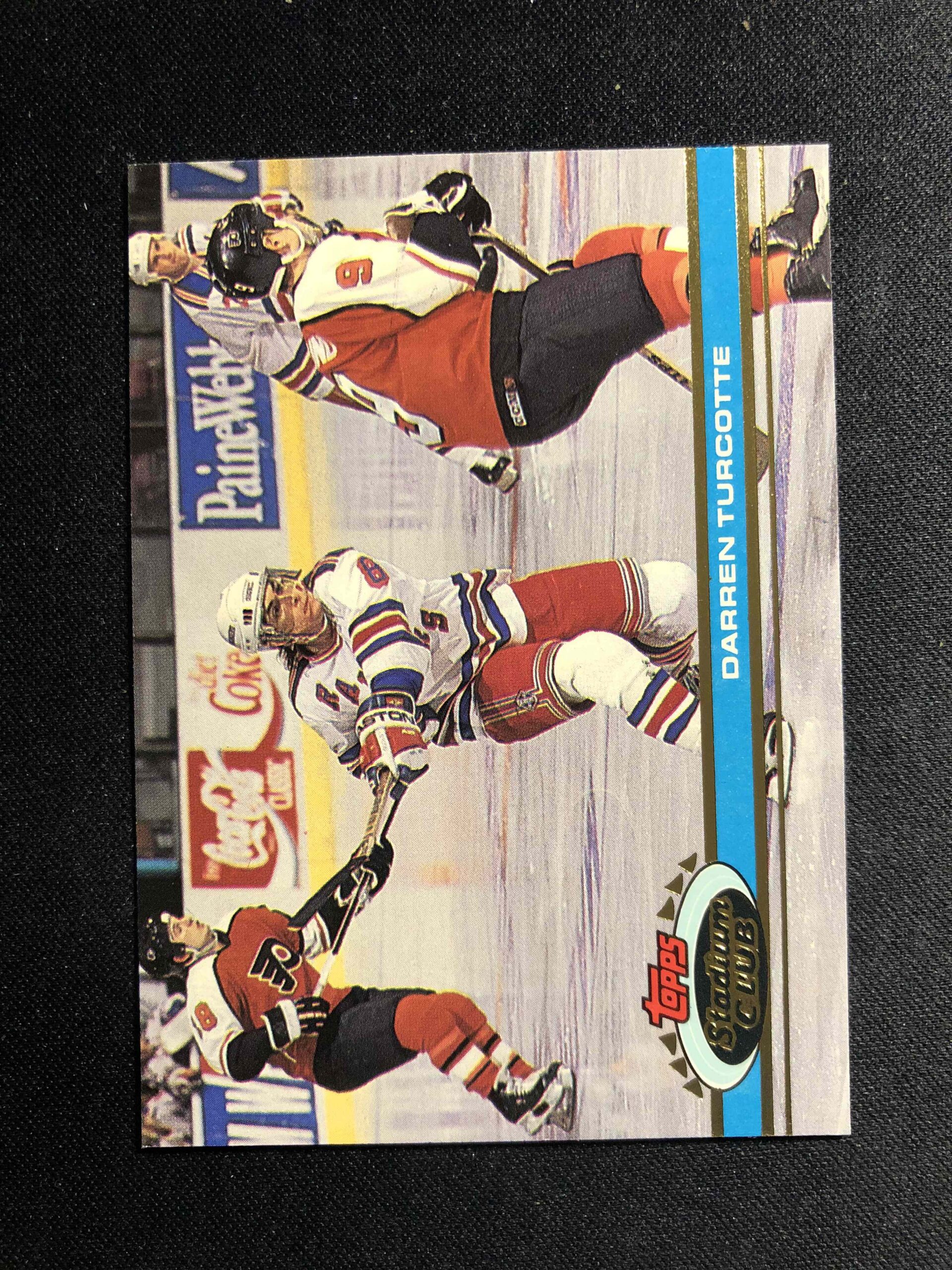1991/1992 Topps Stadium Club Base 346 Darren Turcotte