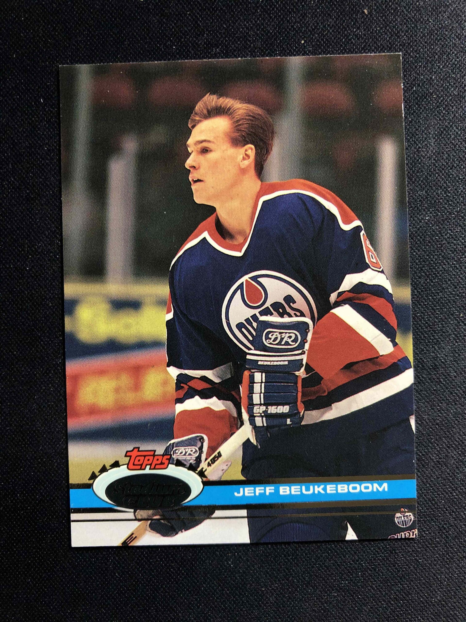 1991/1992 Topps Stadium Club Base 350 Jeff Beukeboom