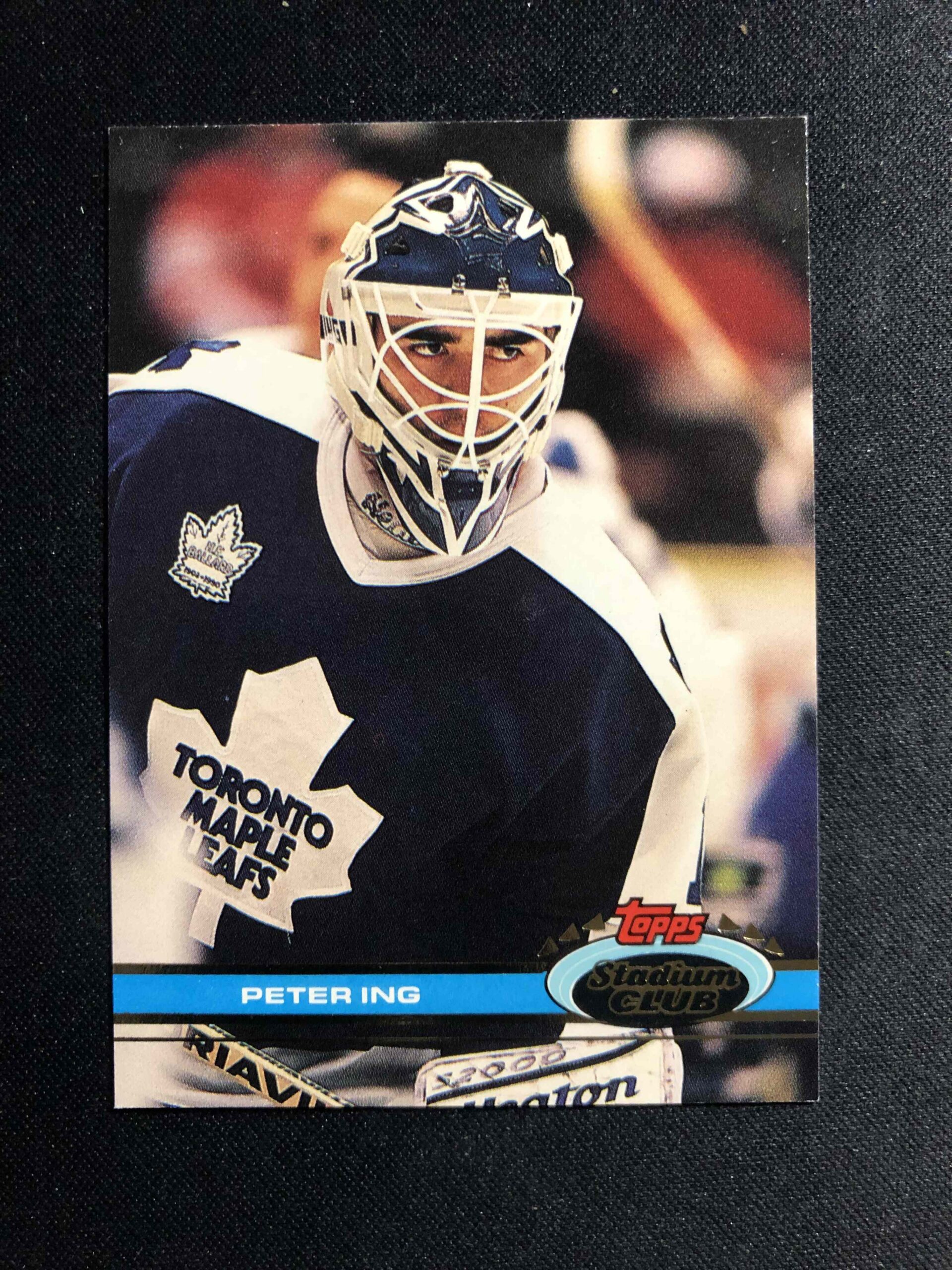 1991/1992 Topps Stadium Club Base 352 Peter Ing