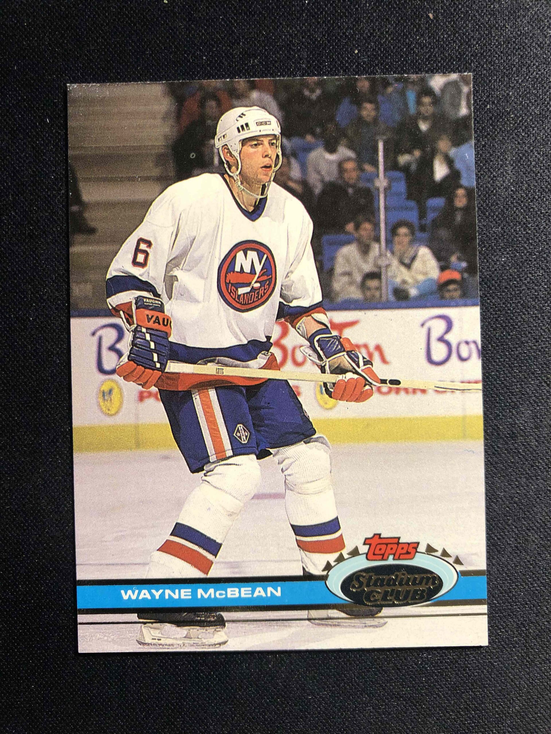 1991/1992 Topps Stadium Club Base 353 Wayne McBean