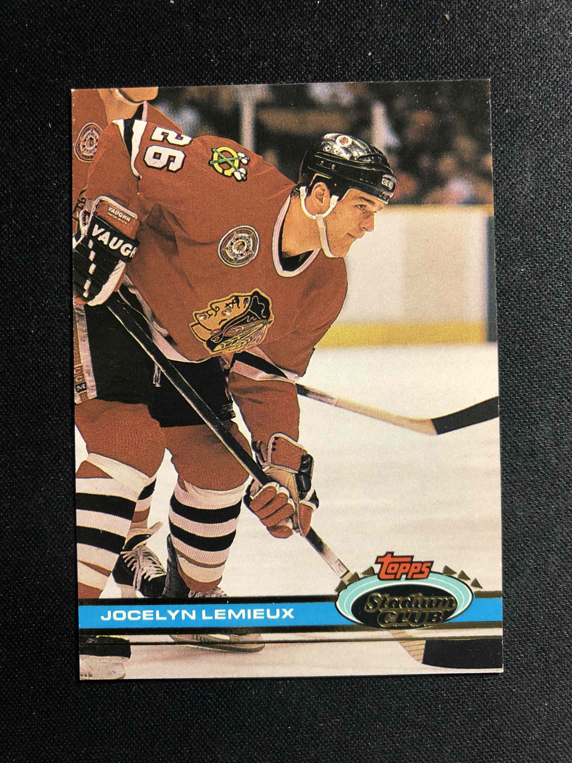 1991/1992 Topps Stadium Club Base 356 Jocelyn Lemieux