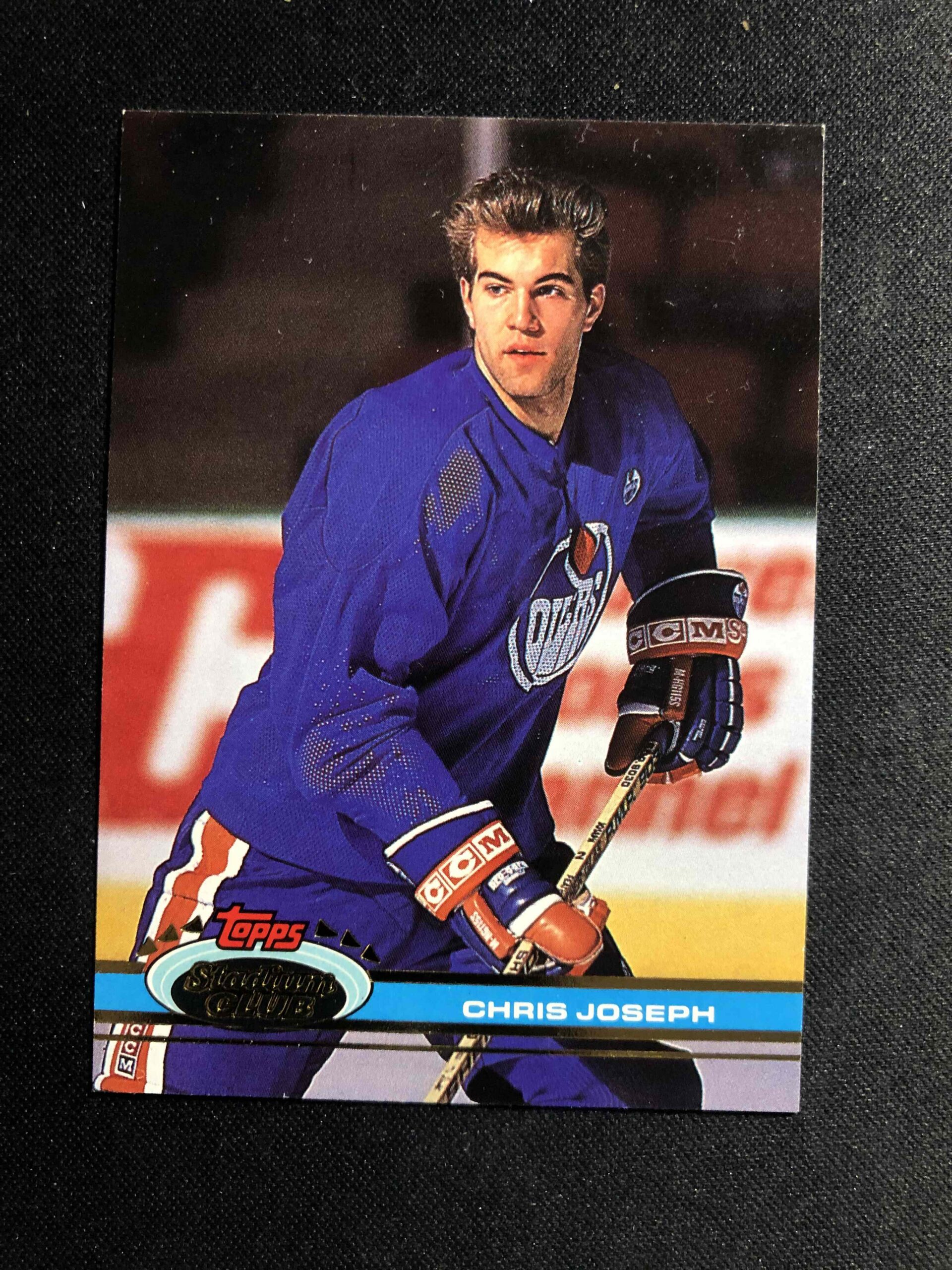 1991/1992 Topps Stadium Club Base 362 Chris Joseph