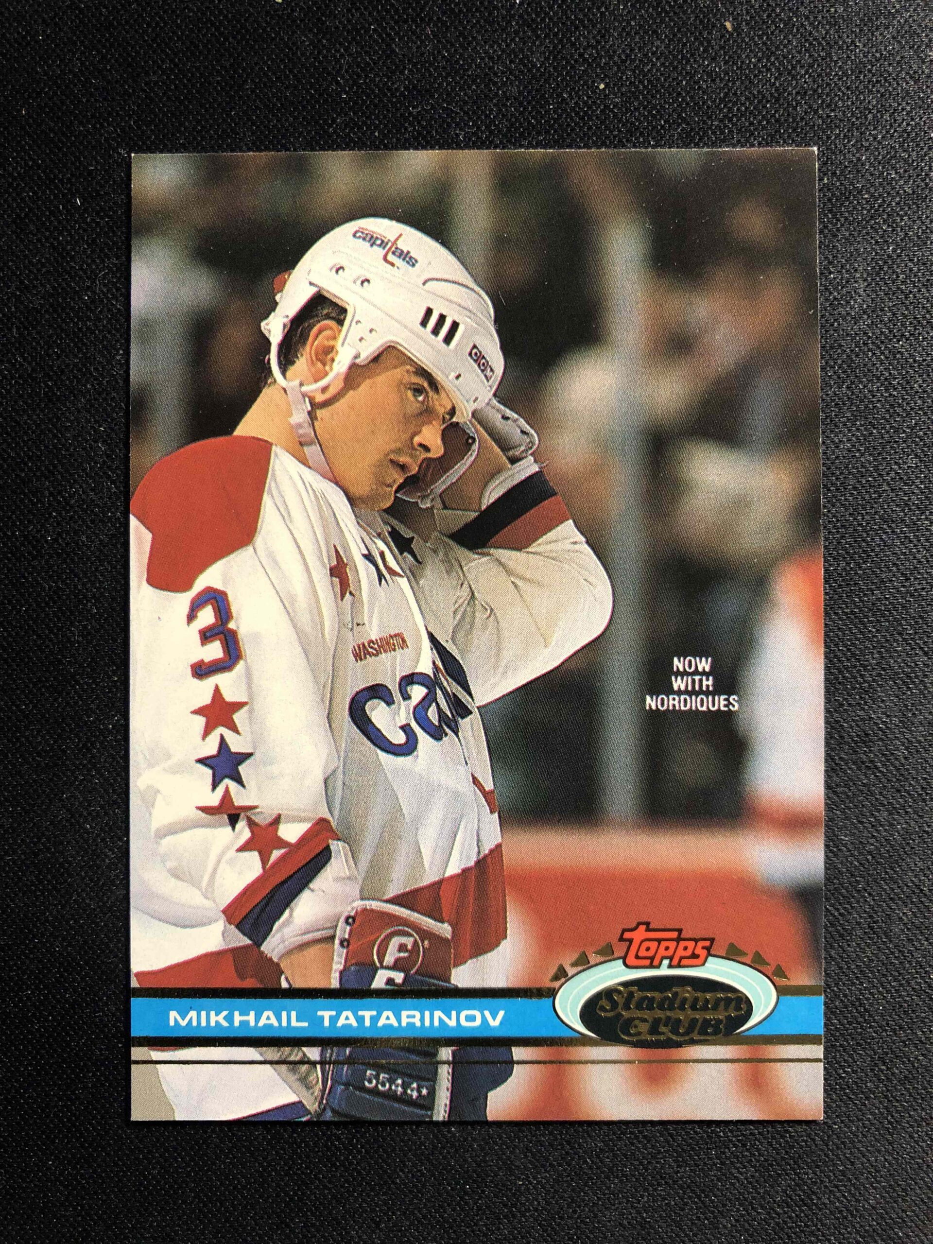 1991/1992 Topps Stadium Club Base 390 Mikhail Tatarinov