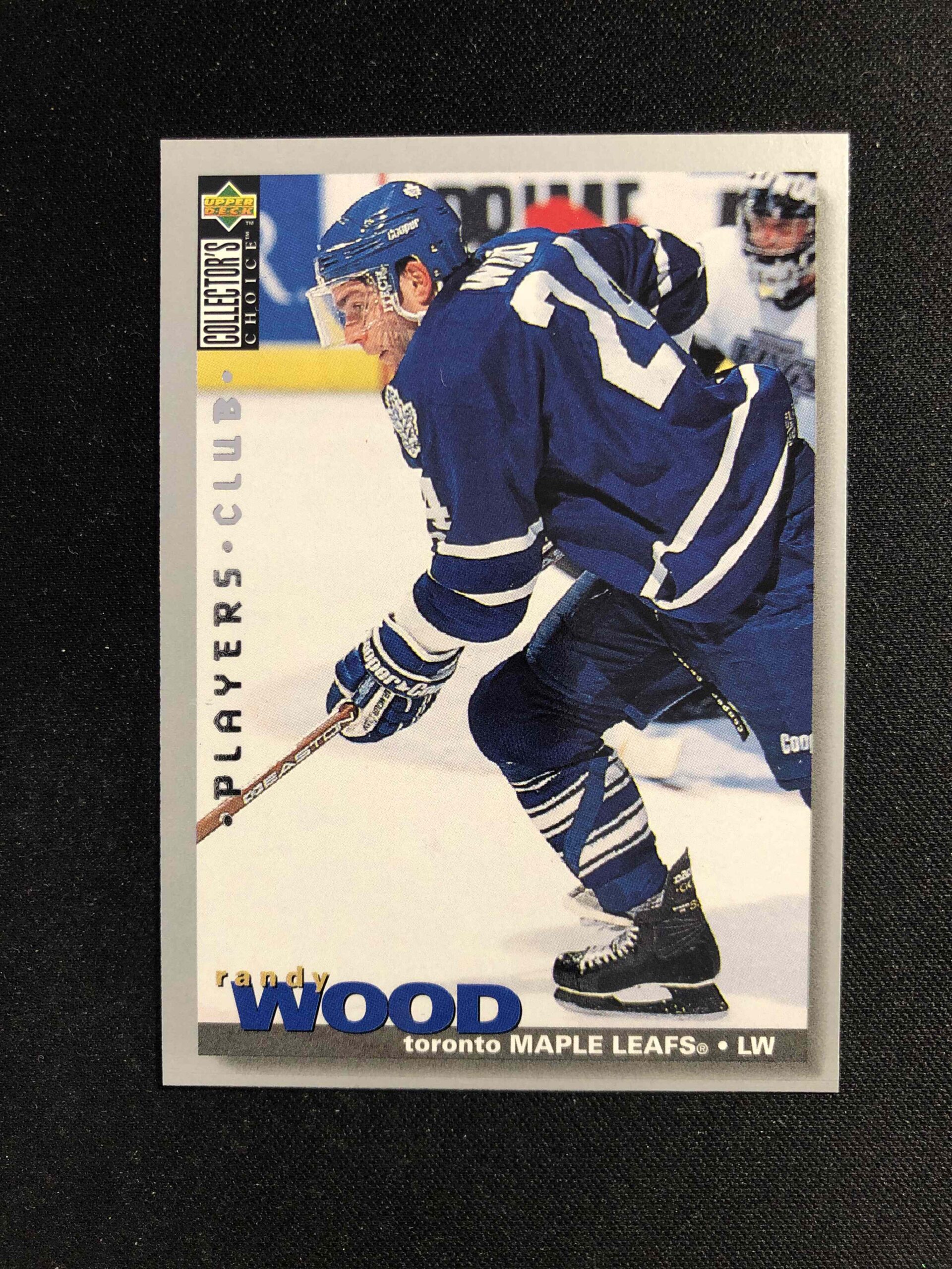 1995/1996 Upper Deck Collectors Choice Players Club 74 Randy Wood Paralel