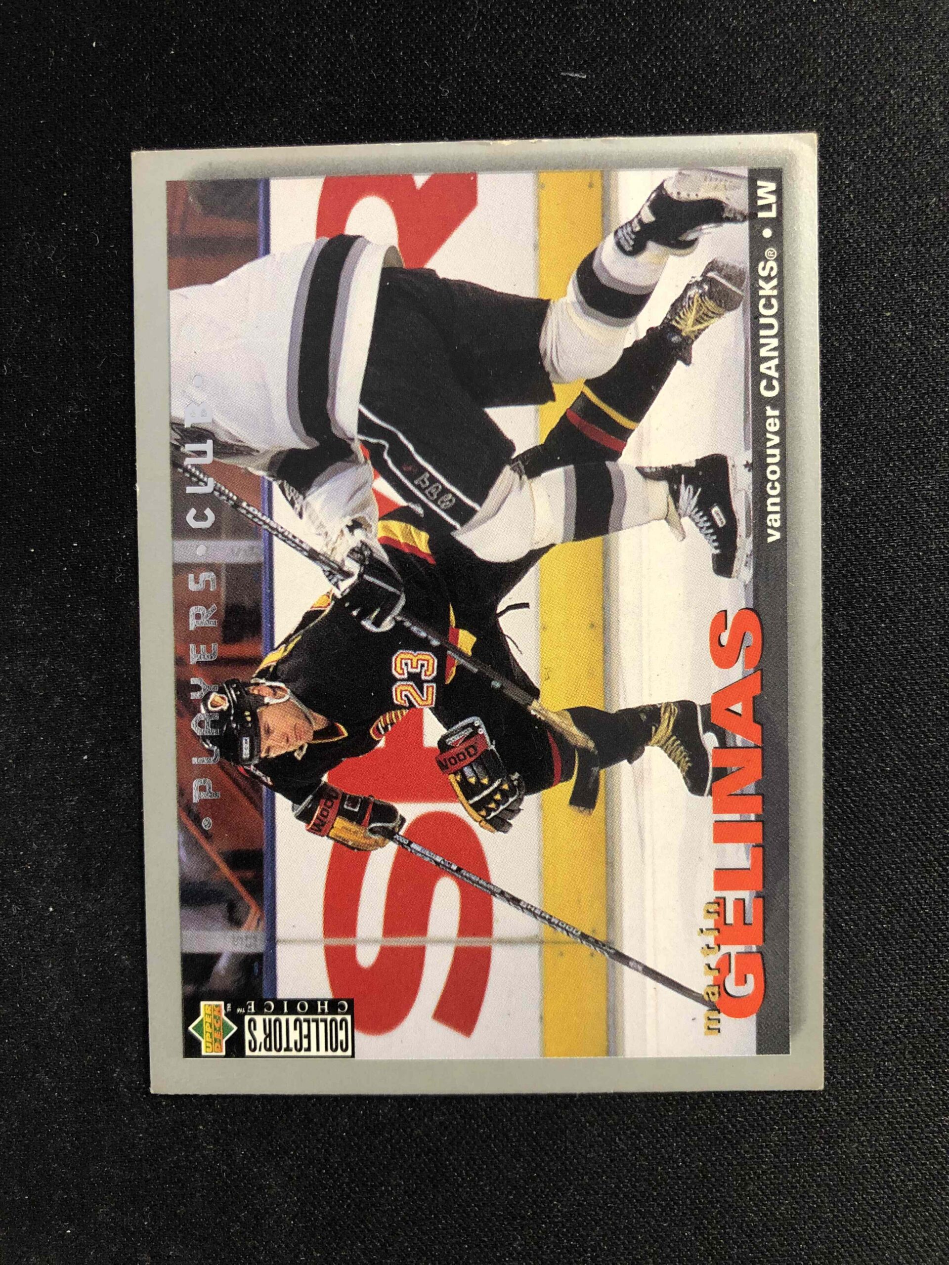 1995/1996 Upper Deck Collectors Choice Players Club 176 Martin Gelinas Paralel