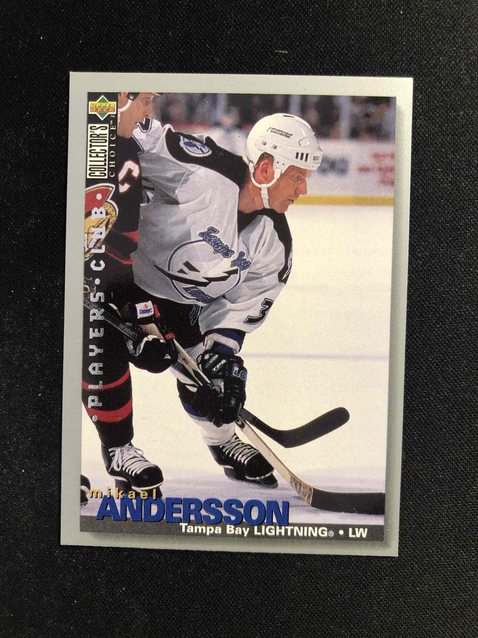 1995/1996 Upper Deck Collectors Choice Players Club 182 Mikael Andersson Paralel