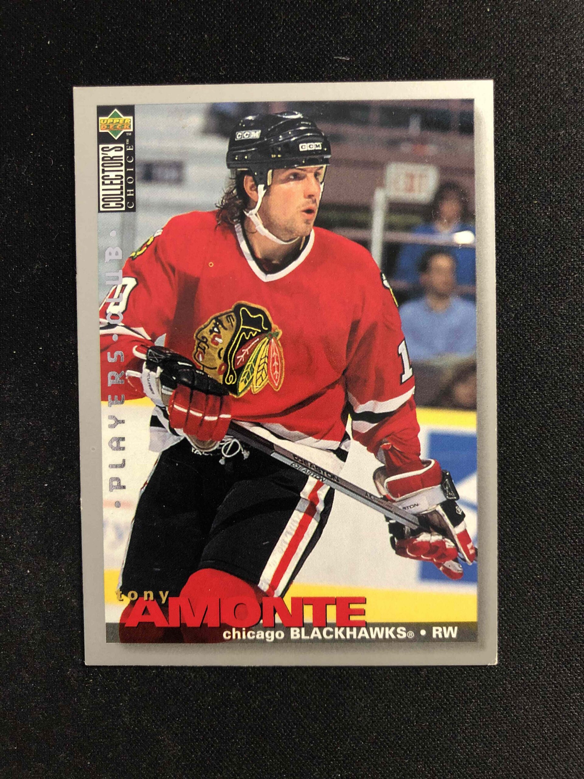 1995/1996 Upper Deck Collectors Choice Players Club 206 Tony Amonte Paralel