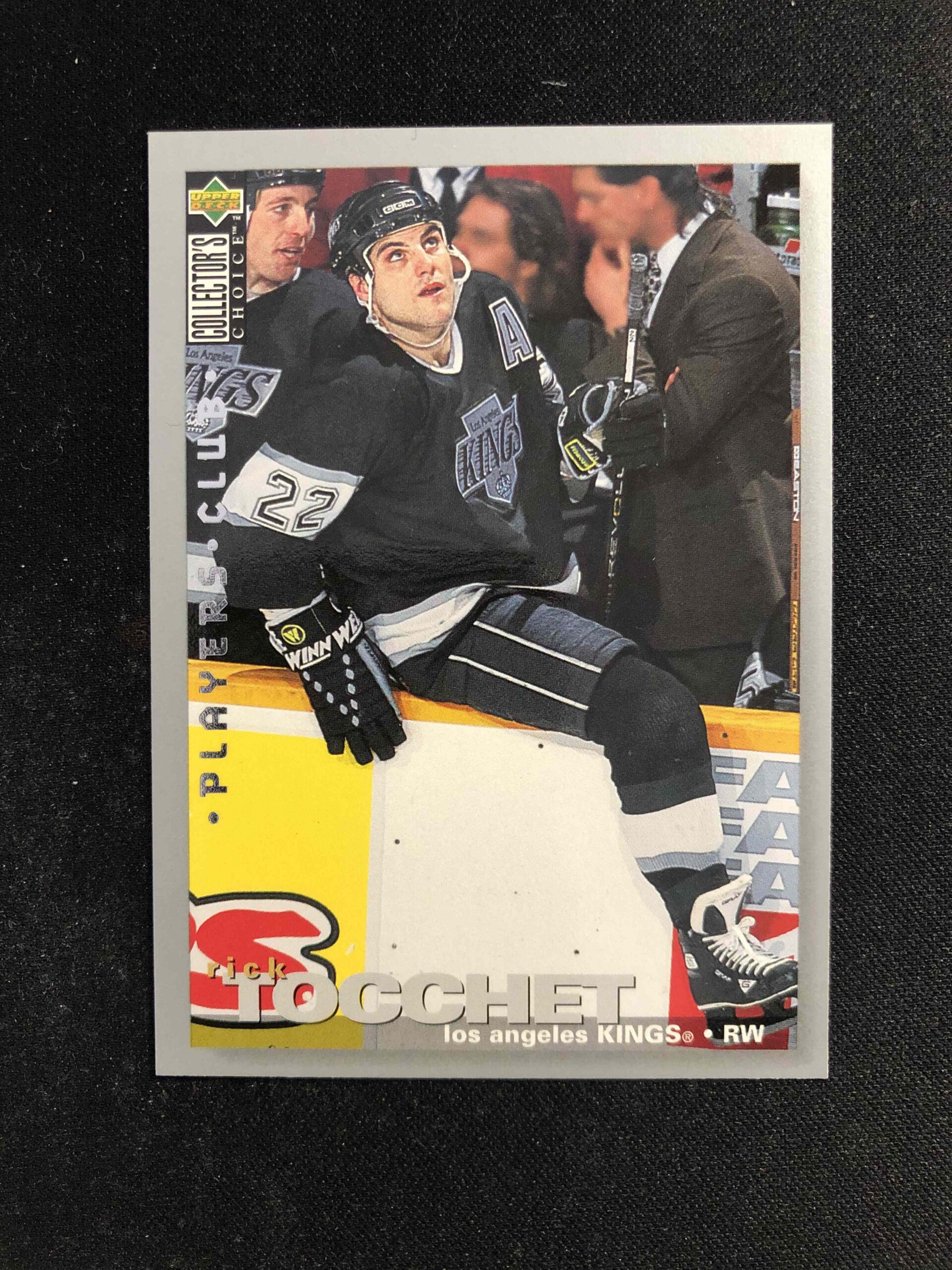 1995/1996 Upper Deck Collectors Choice Players Club 254 Rick Tocchet Paralel