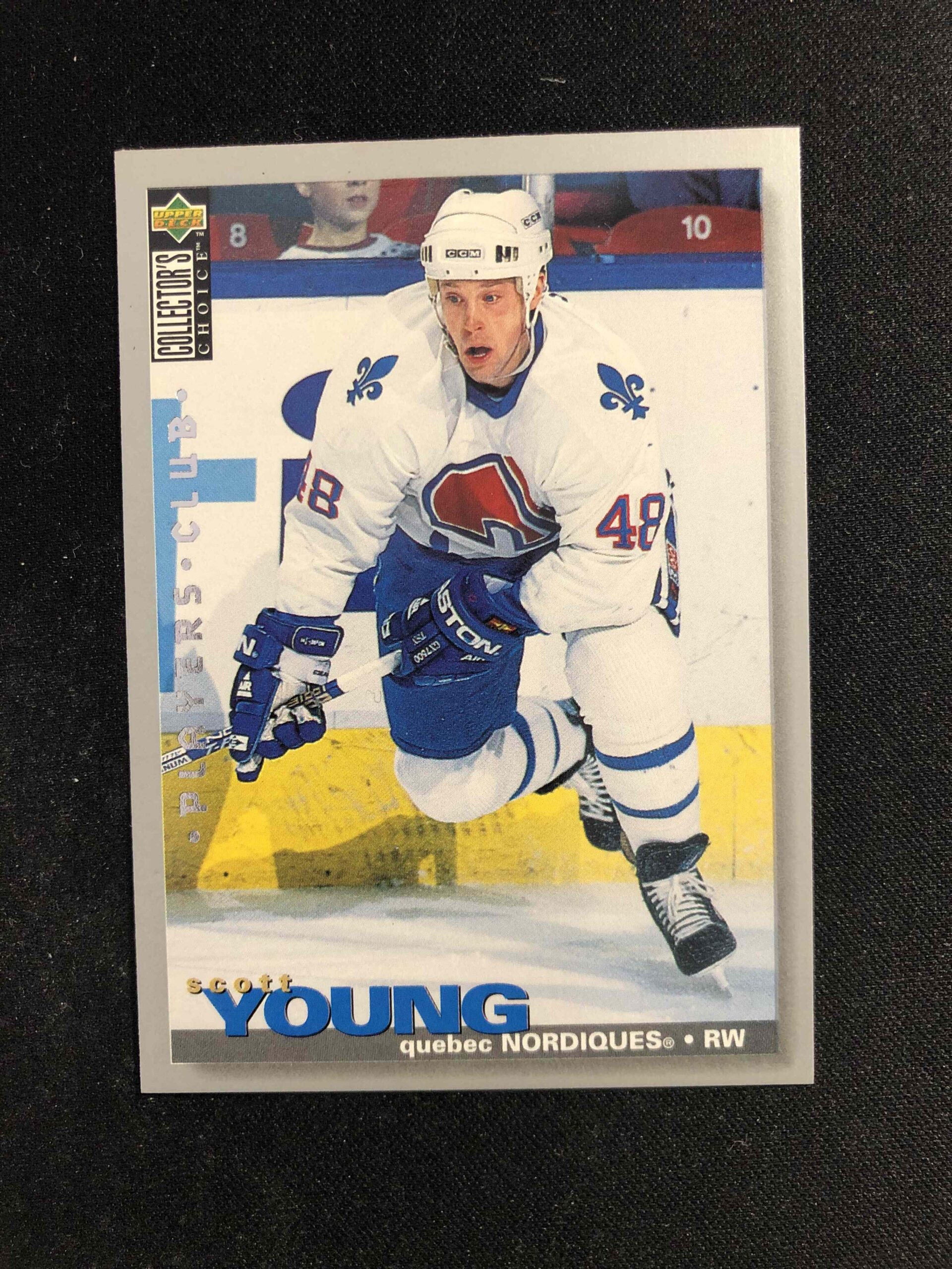1995/1996 Upper Deck Collectors Choice Players Club 271 Scott Young Paralel
