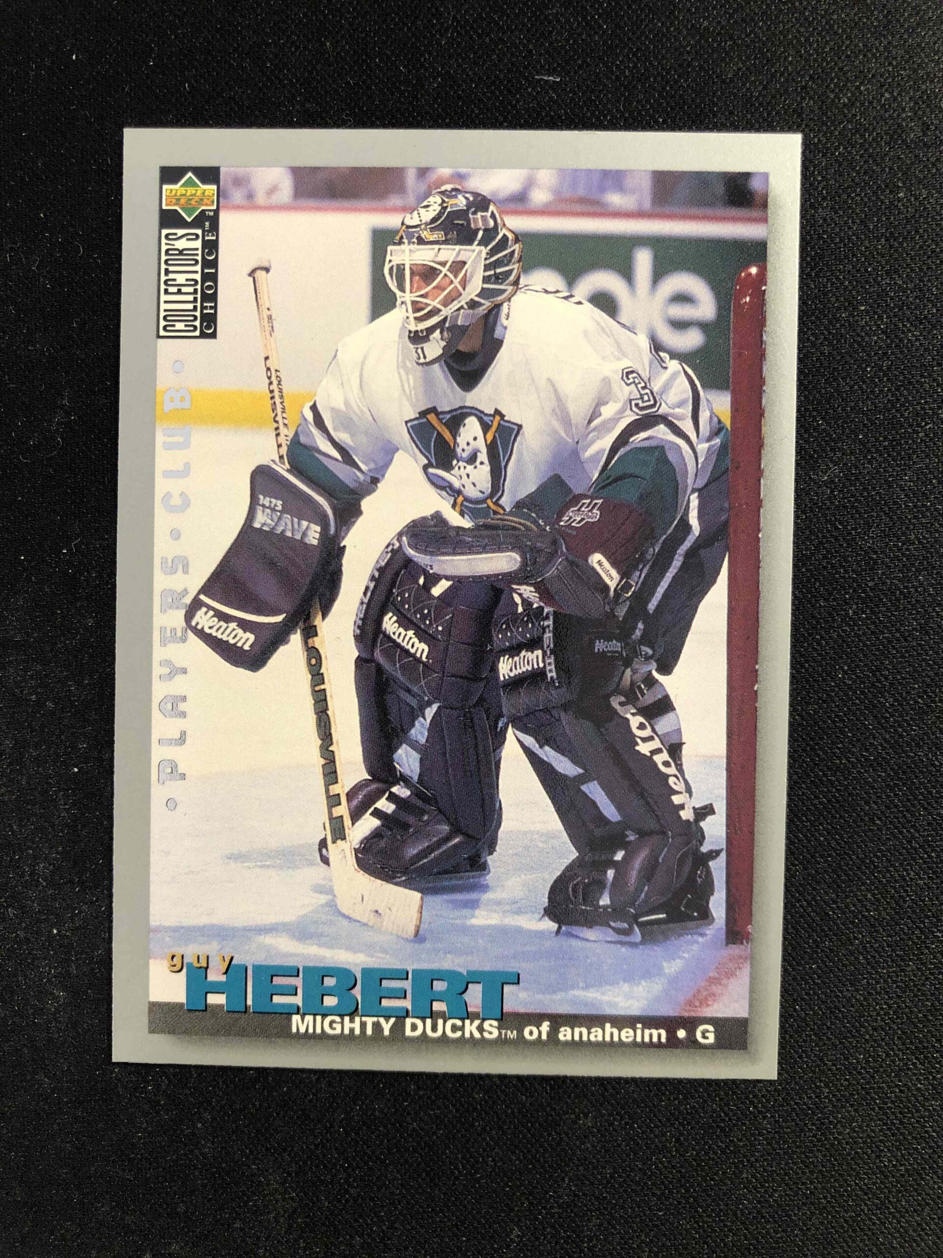 1995/1996 Upper Deck Collectors Choice Players Club 287 Guy Hebert Paralel