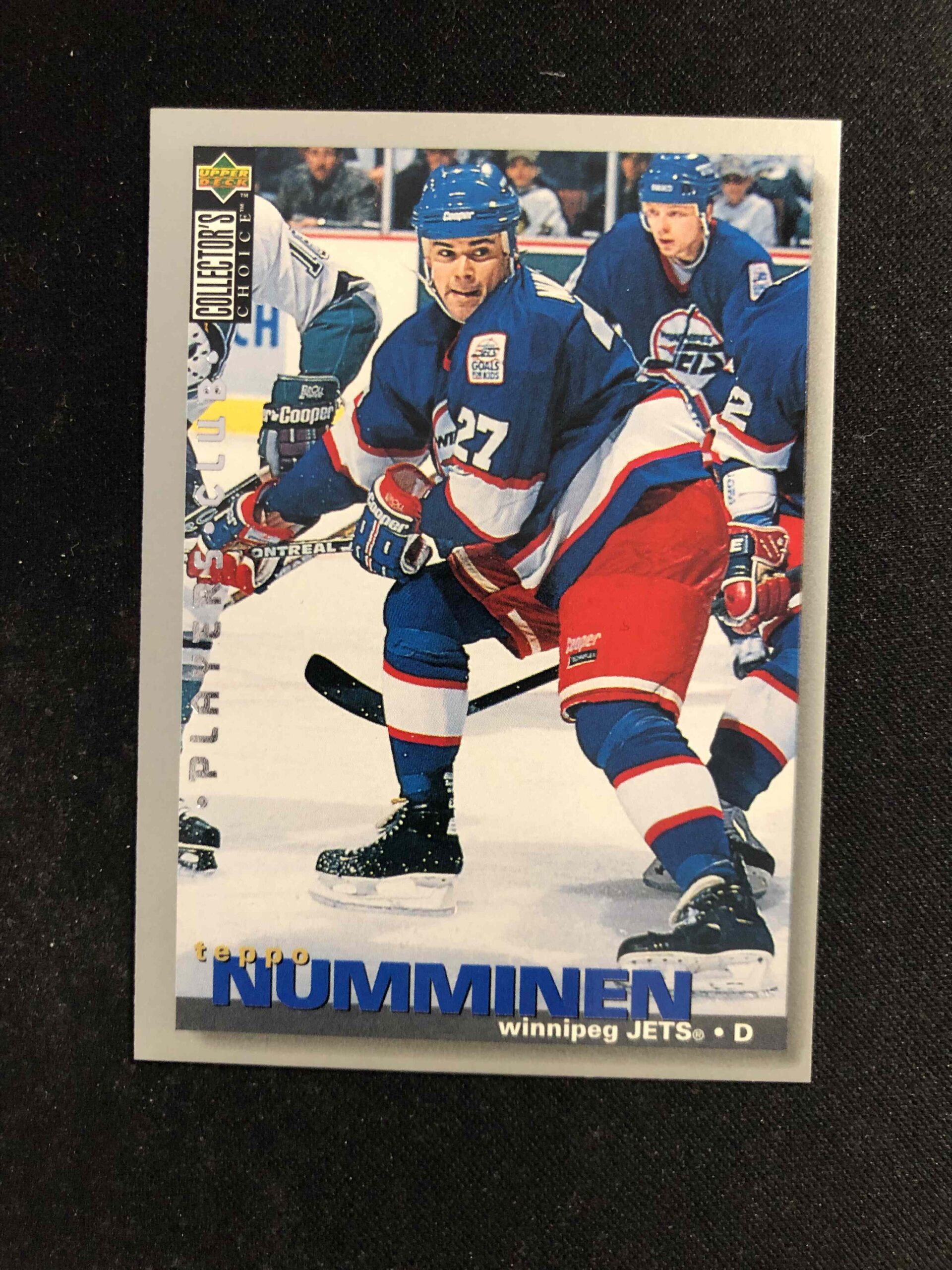 1995/1996 Upper Deck Collectors Choice Players Club 292 Teppo Numminen Paralel