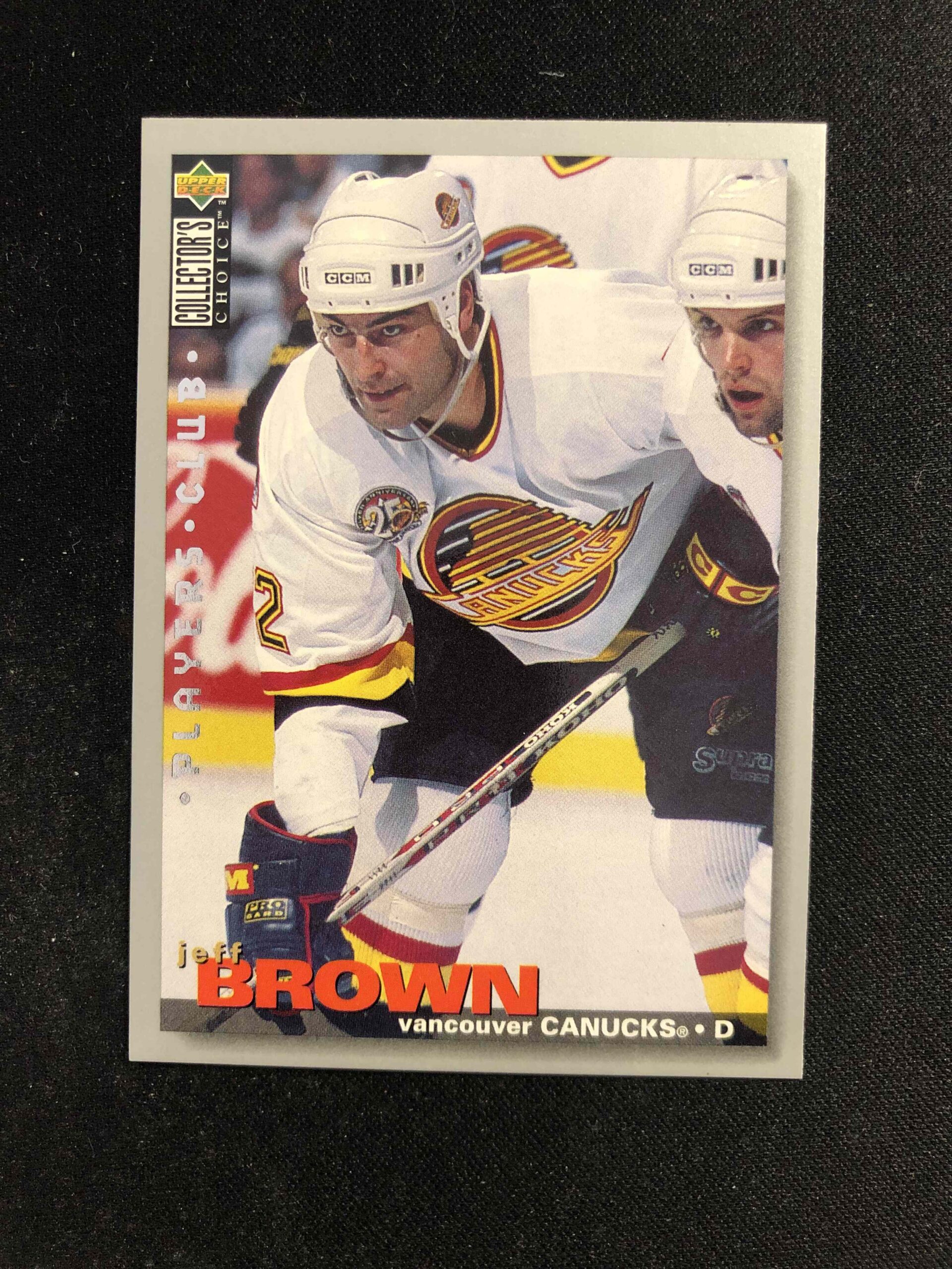 1995/1996 Upper Deck Collectors Choice Players Club 301 Jeff Brown Paralel