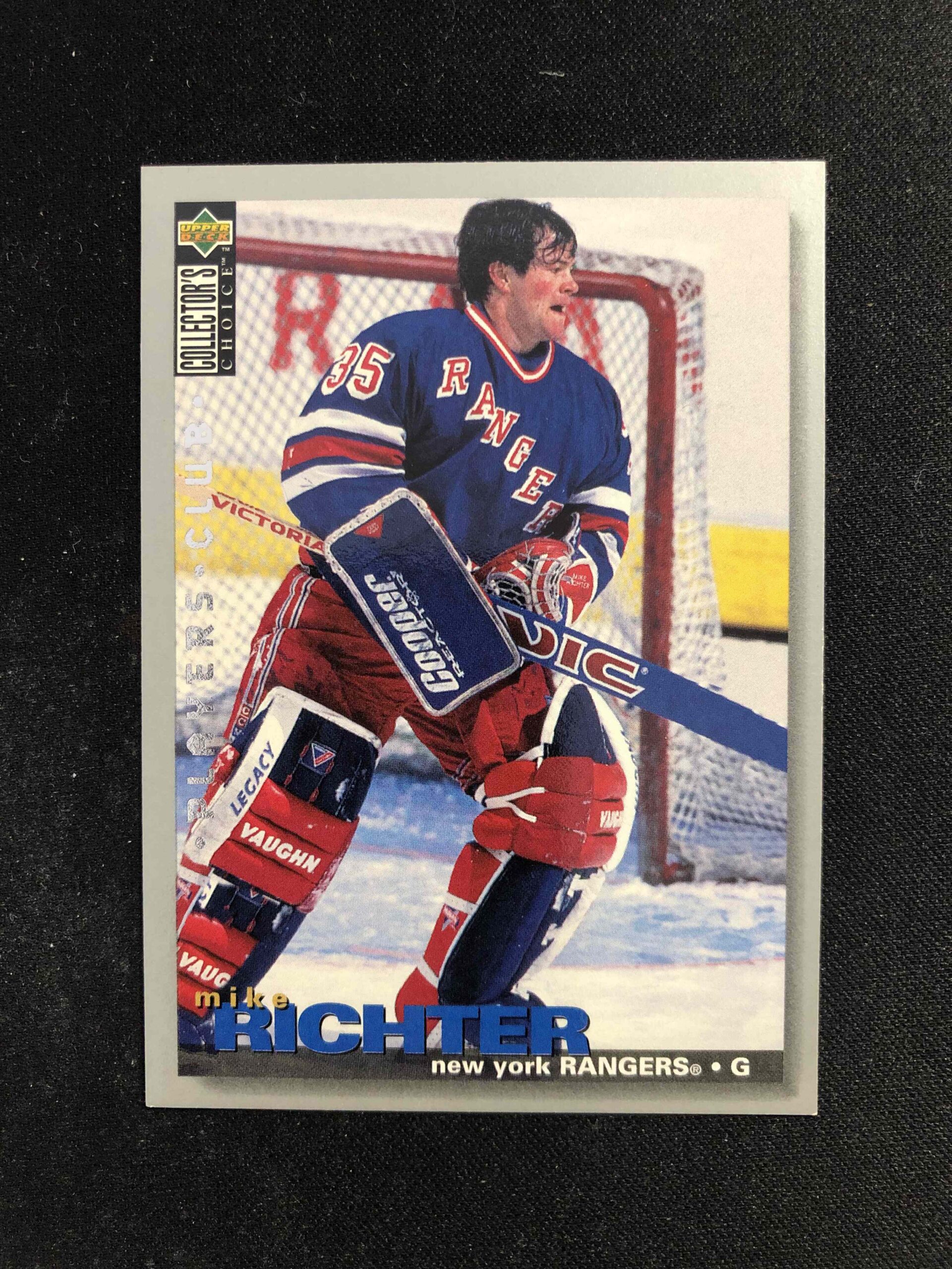 1995/1996 Upper Deck Collectors Choice Players Club 306 Mike Richter Paralel