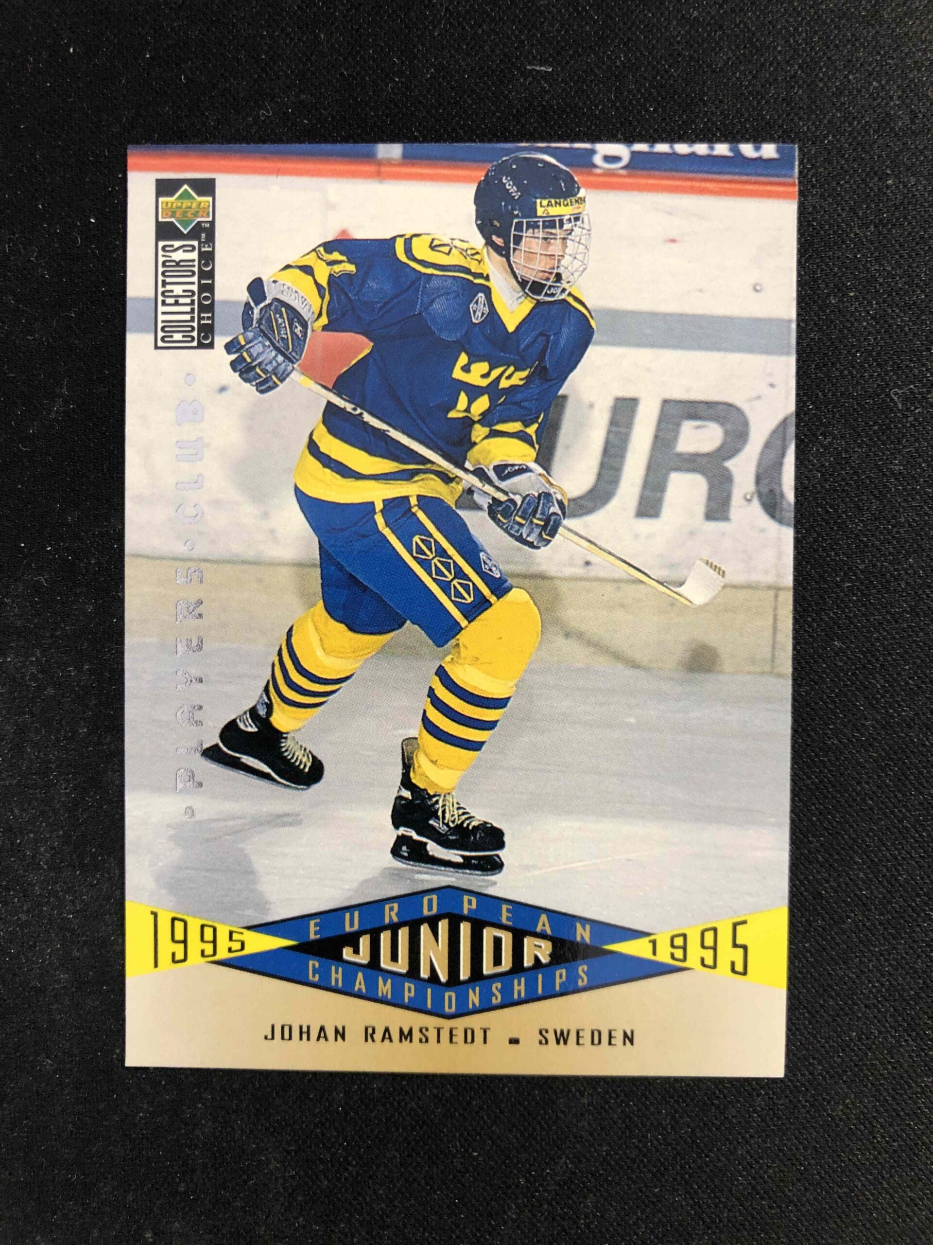 1995/1996 Upper Deck Collectors Choice Players Club 341 Johan Ramstedt Paralel