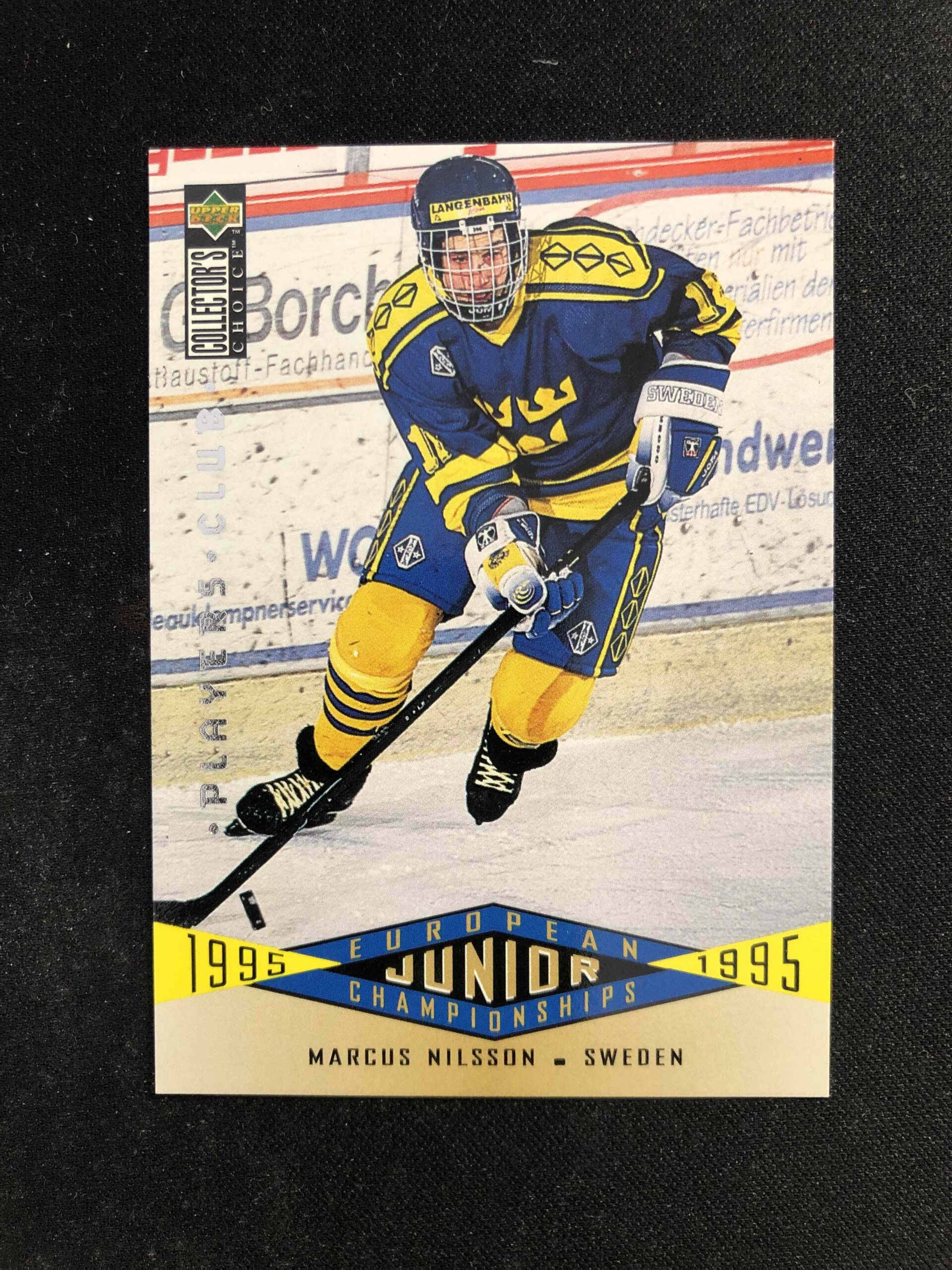 1995/1996 Upper Deck Collectors Choice Players Club 345 Marcus Nilson Paralel