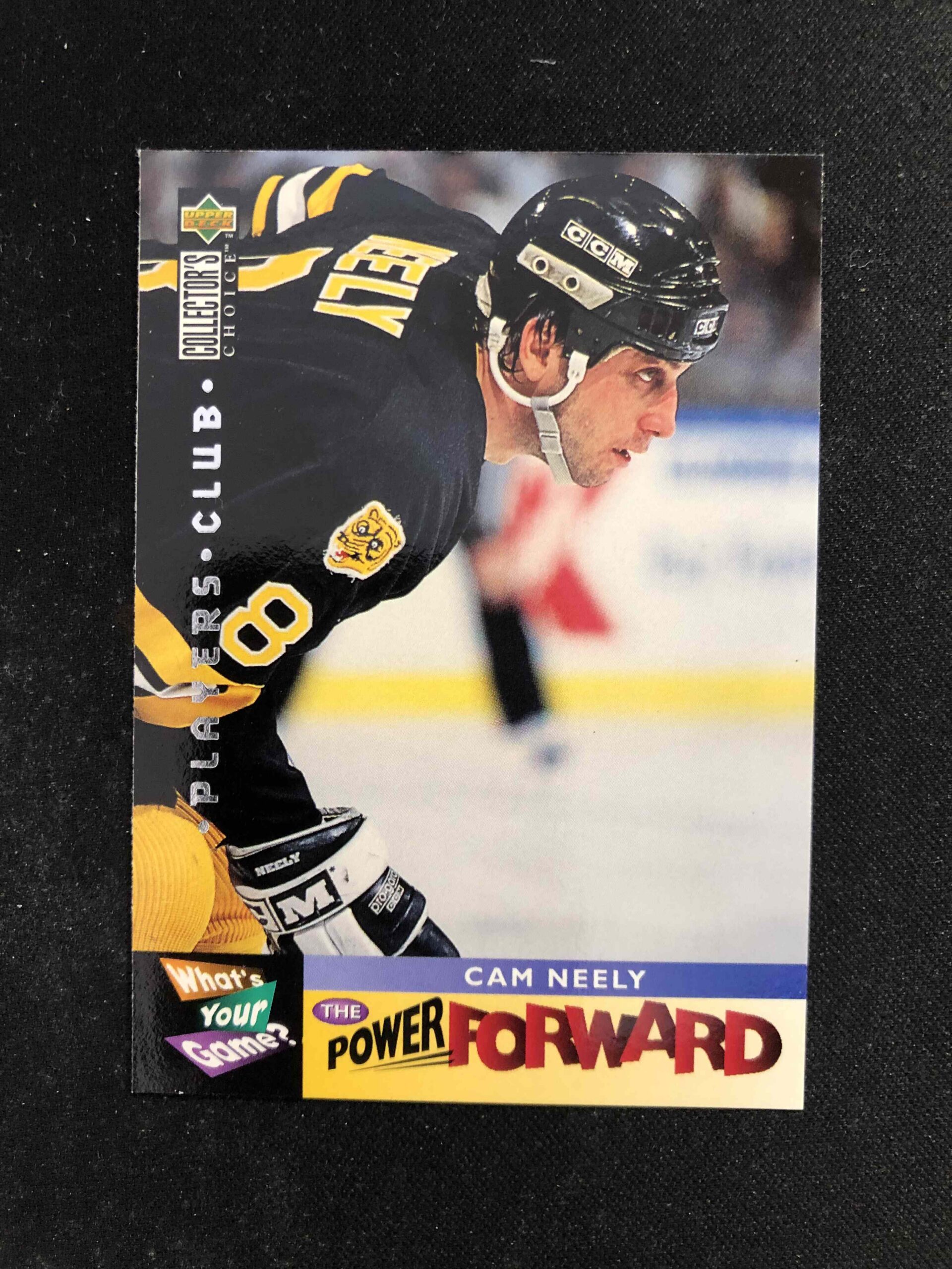1995/1996 Upper Deck Collectors Choice Players Club 355 Cam Neely Paralel