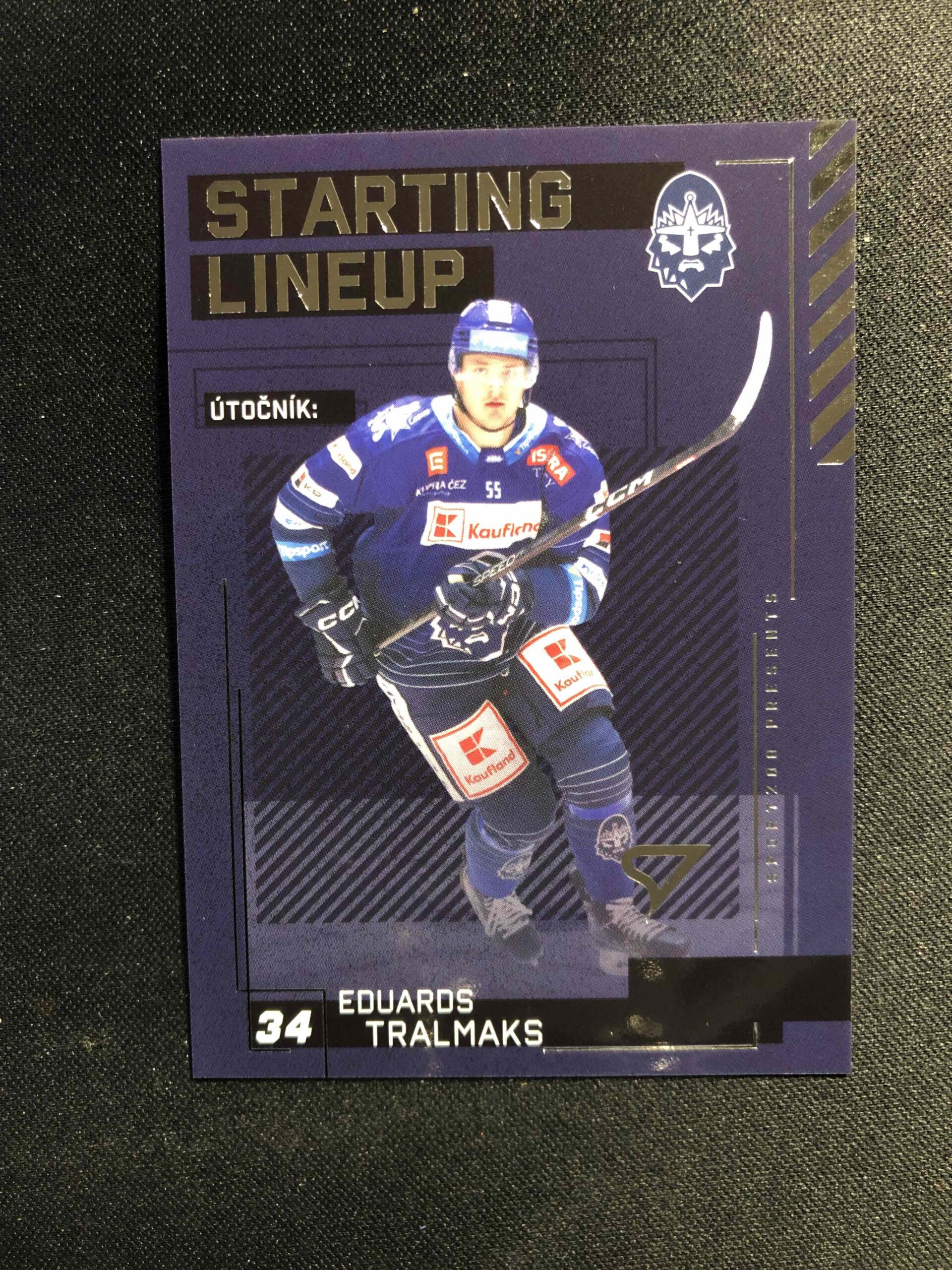 2023/2024 Sportzoo Serie 2 Starting Lineup SL-84 Eduards Tralmaks Inzert