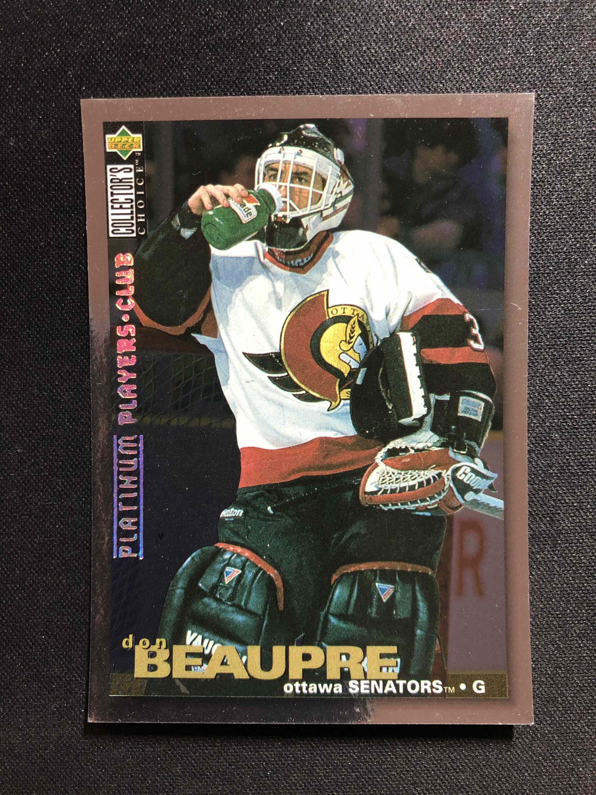 1995/1996 Upper Deck Collectors Choice Platinum Players Club 11 Don Beaupre Paralel