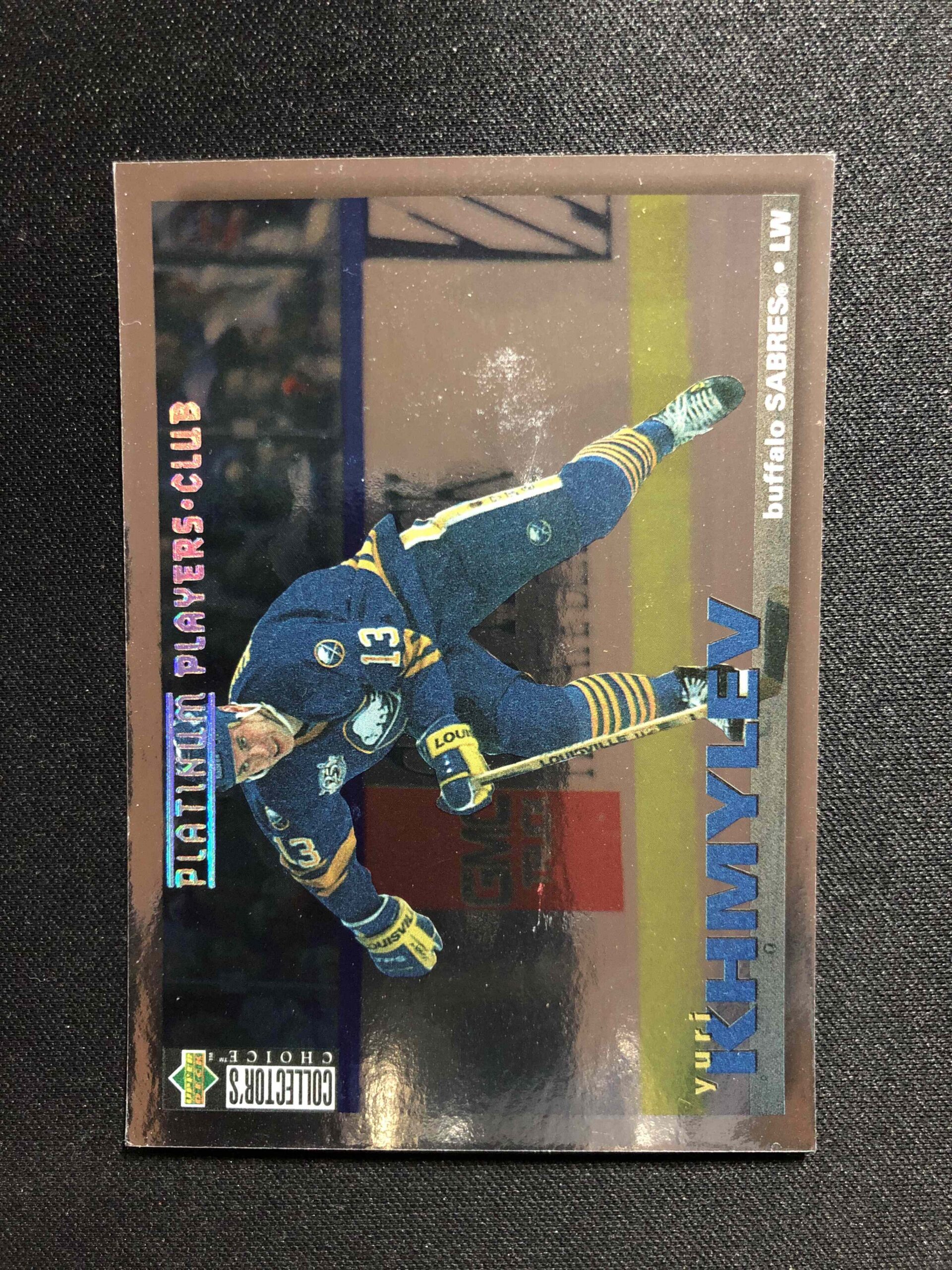 1995/1996 Upper Deck Collectors Choice Platinum Players Club 23 Yuri Khmylev Paralel