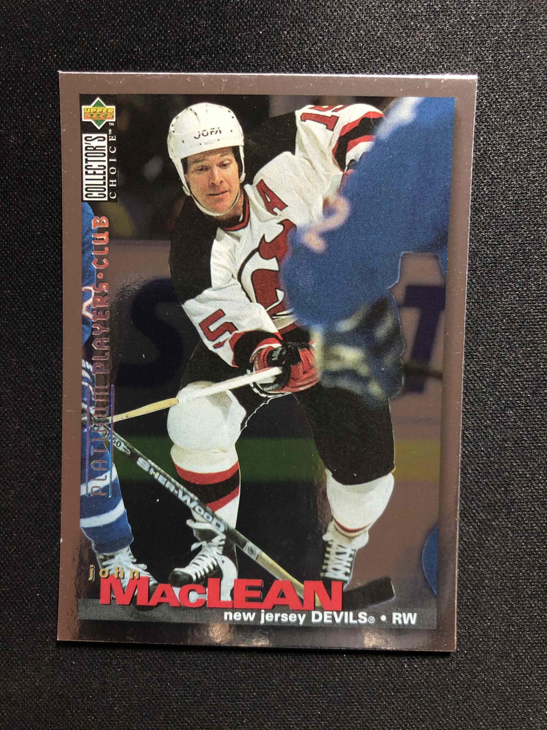 1995/1996 Upper Deck Collectors Choice Platinum Players Club 34 John MacLean Paralel