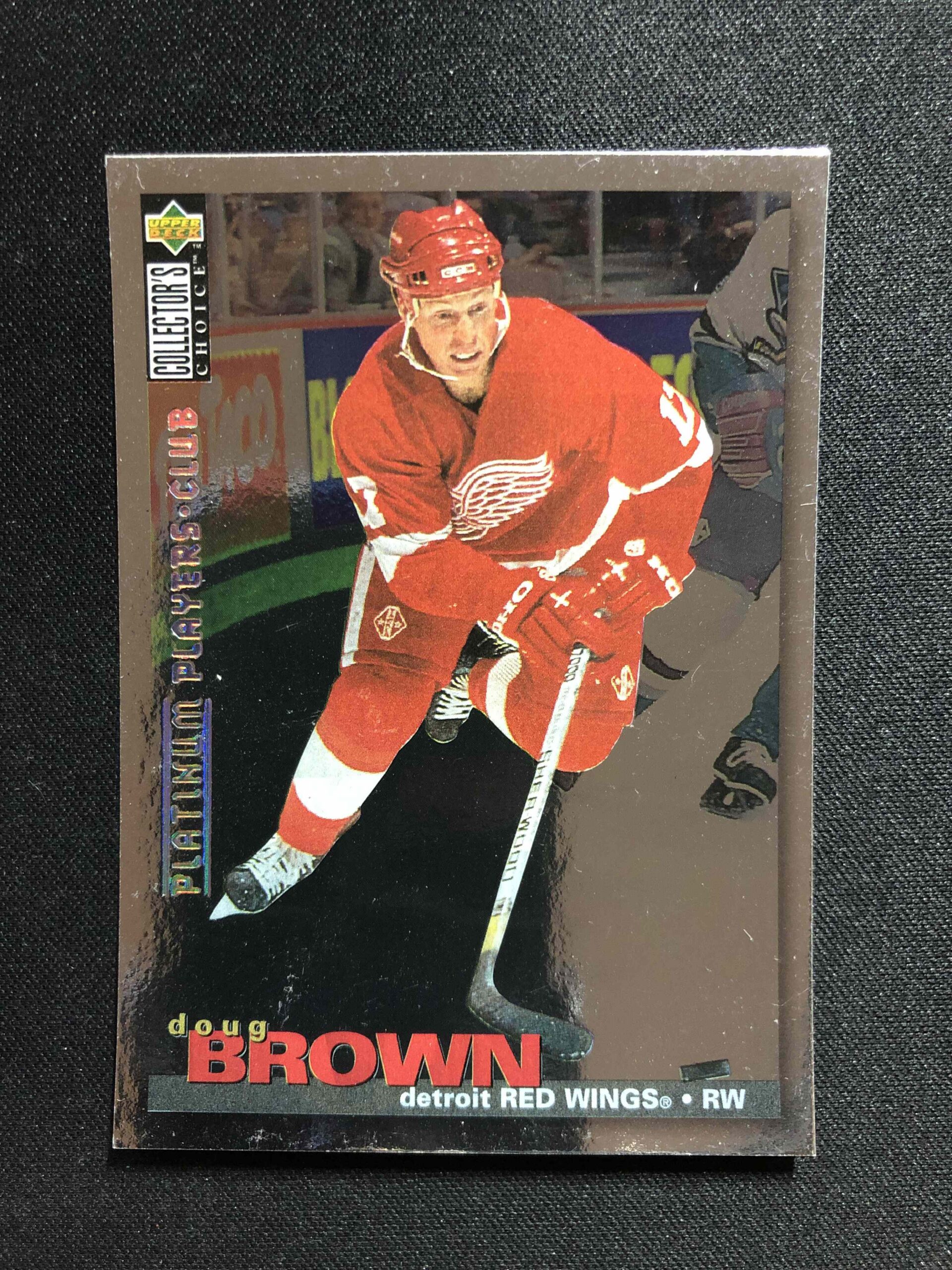 1995/1996 Upper Deck Collectors Choice Platinum Players Club 47 Doug Brown Paralel