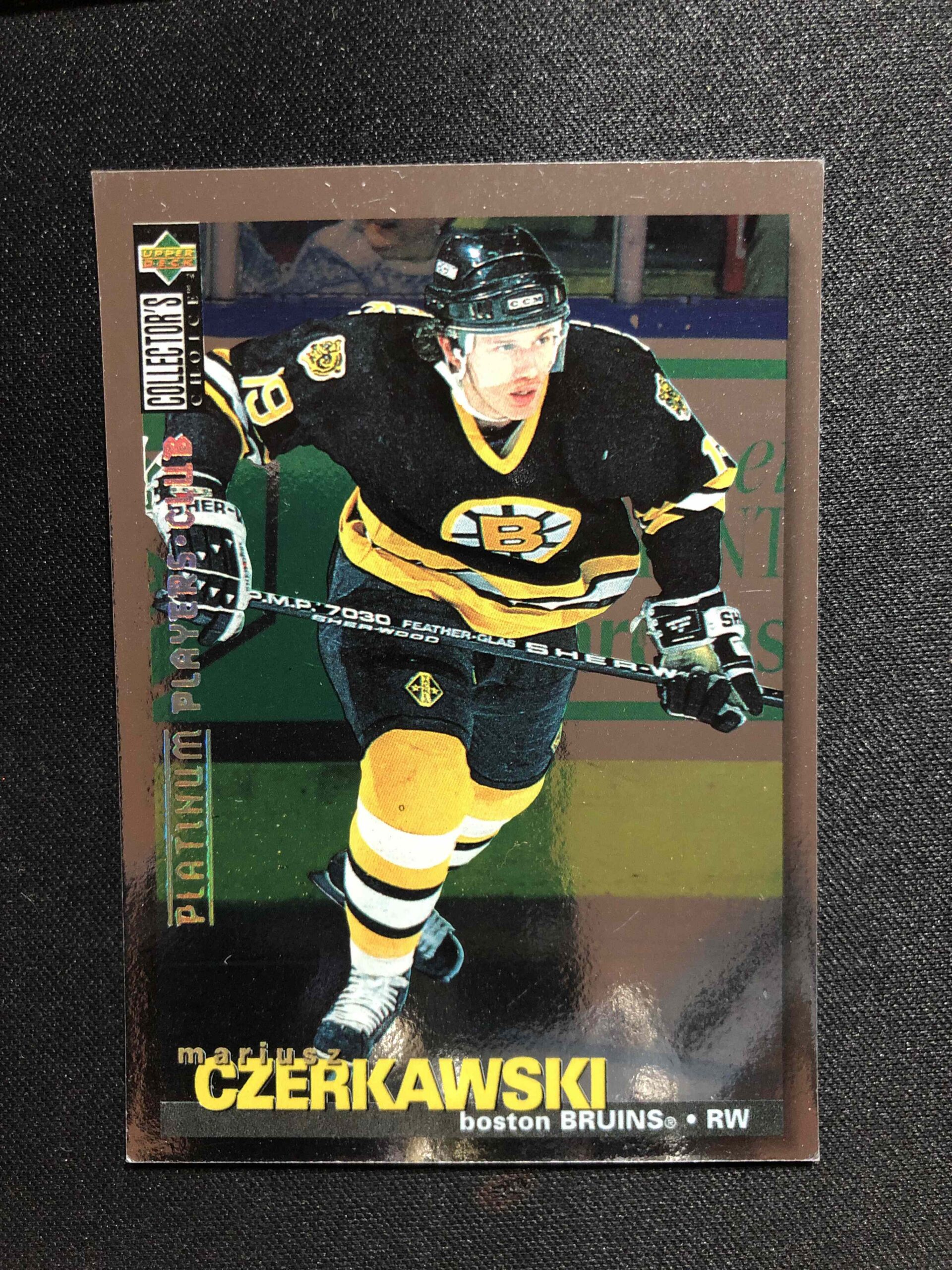 1995/1996 Upper Deck Collectors Choice Platinum Players Club 50 Mariusz Czerkawski Paralel