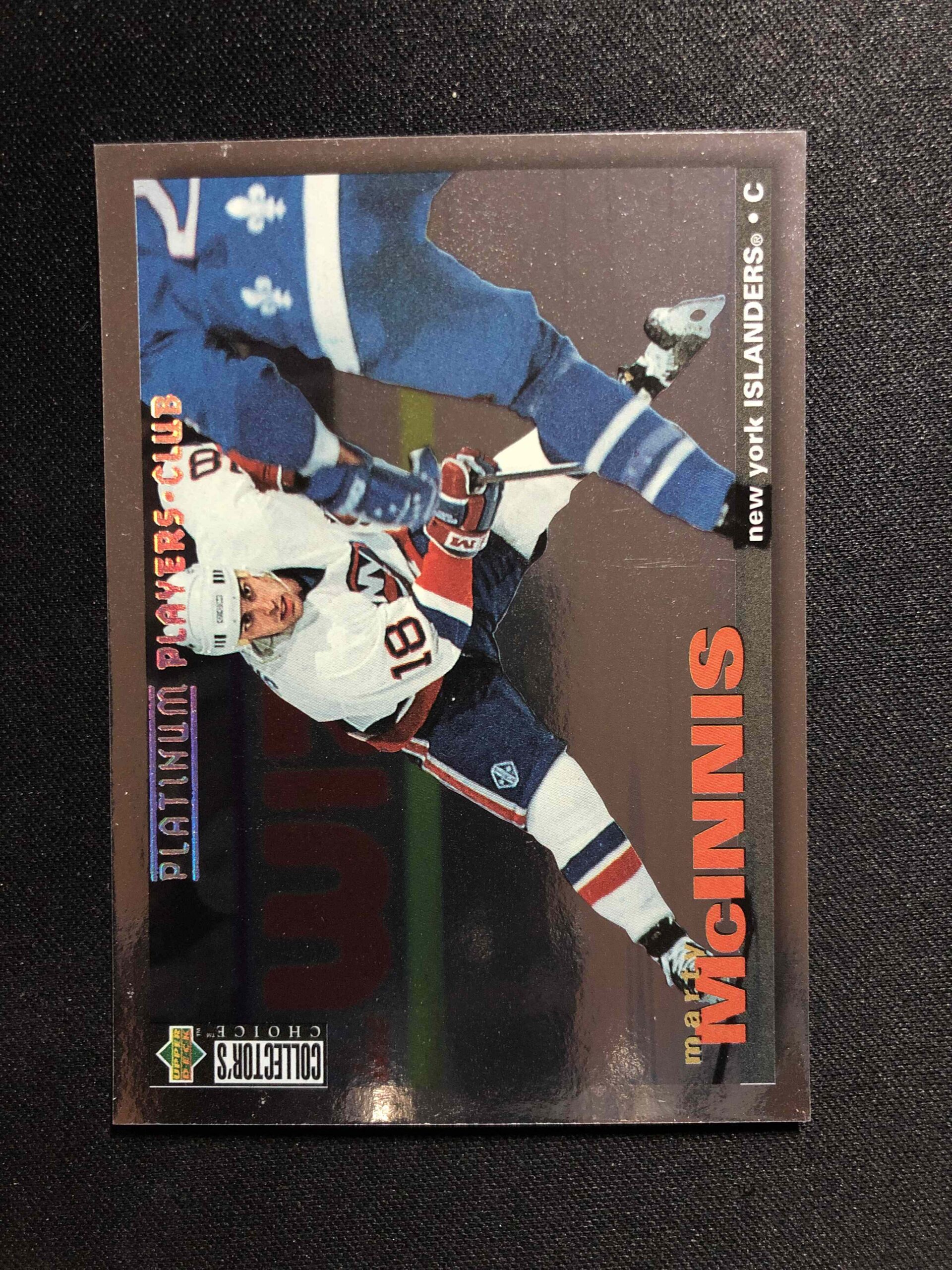 1995/1996 Upper Deck Collectors Choice Platinum Players Club 59 Marty McInnis Paralel
